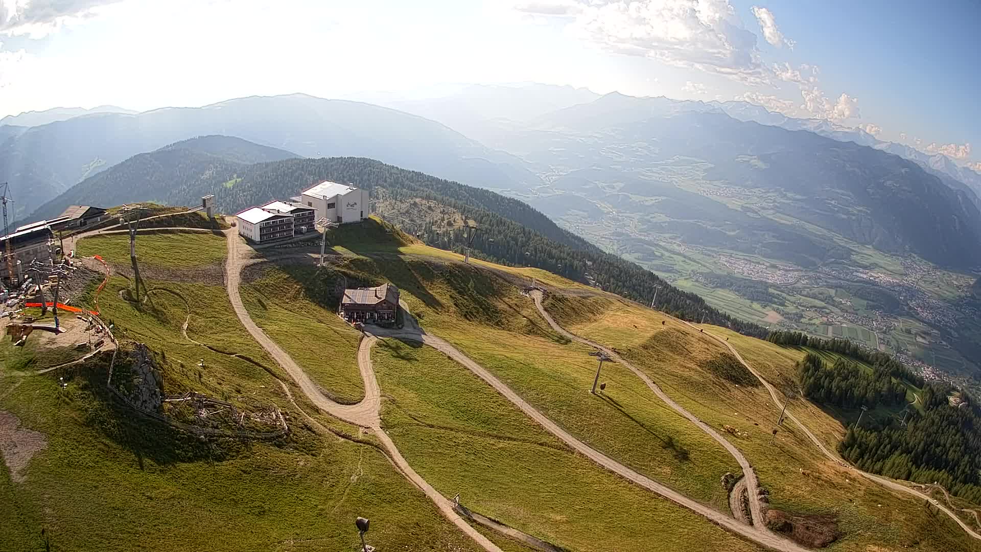 Kronplatz peak Ski resort | view to Bruneck
