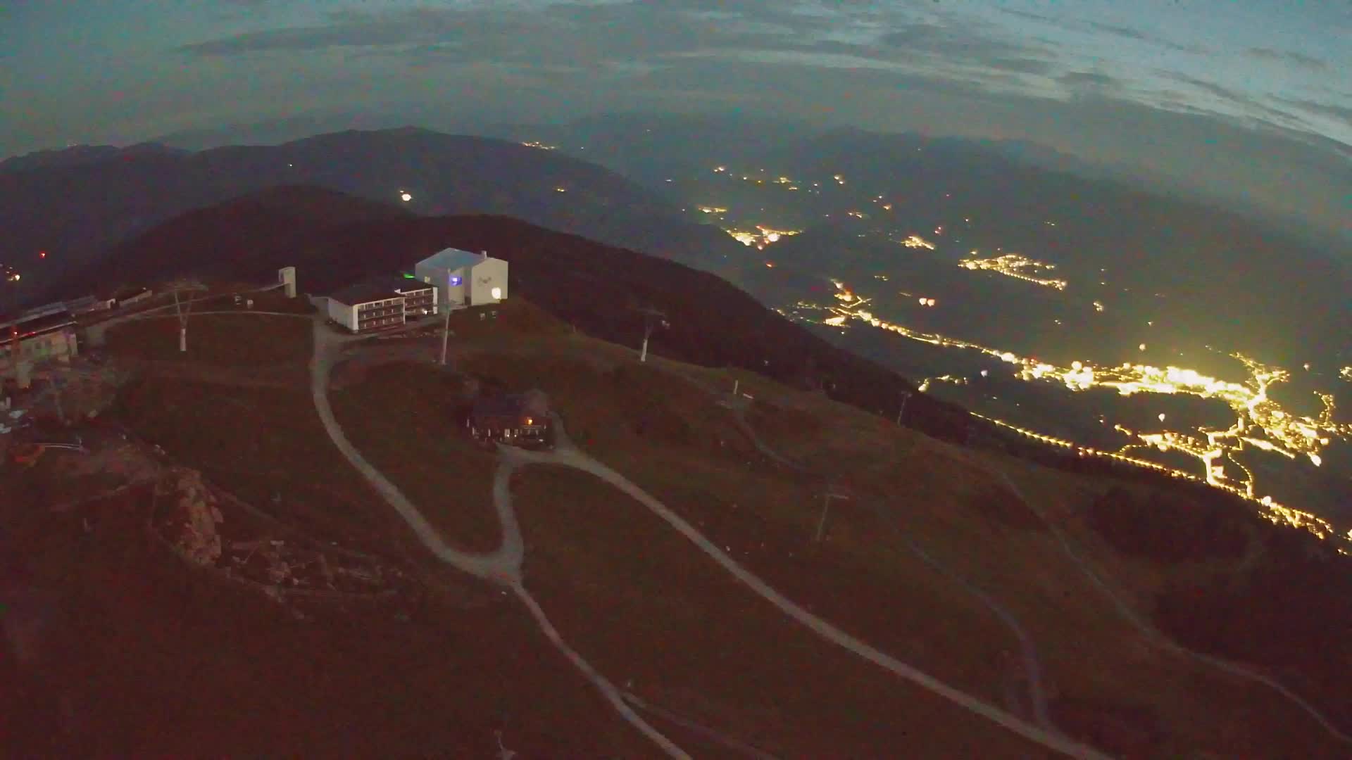 Kronplatz peak Ski resort | view to Bruneck