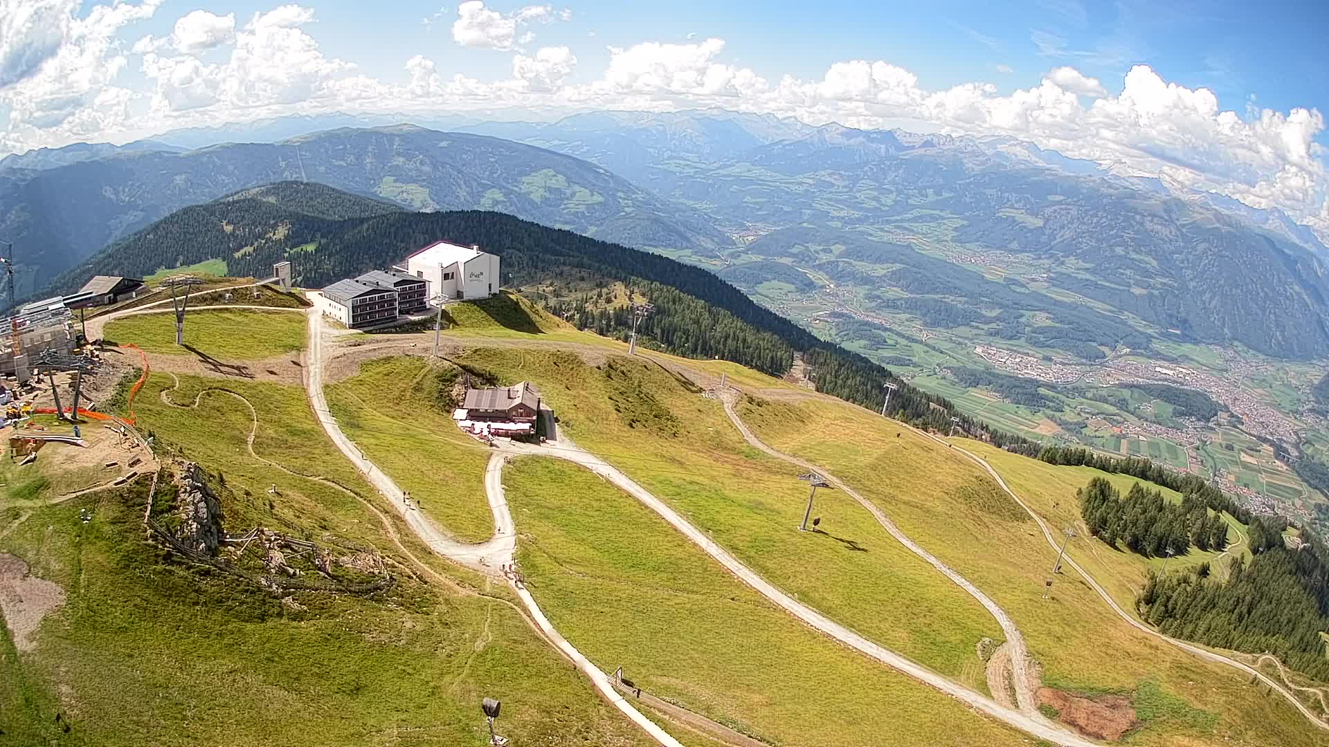 Kronplatz peak Ski resort | view to Bruneck