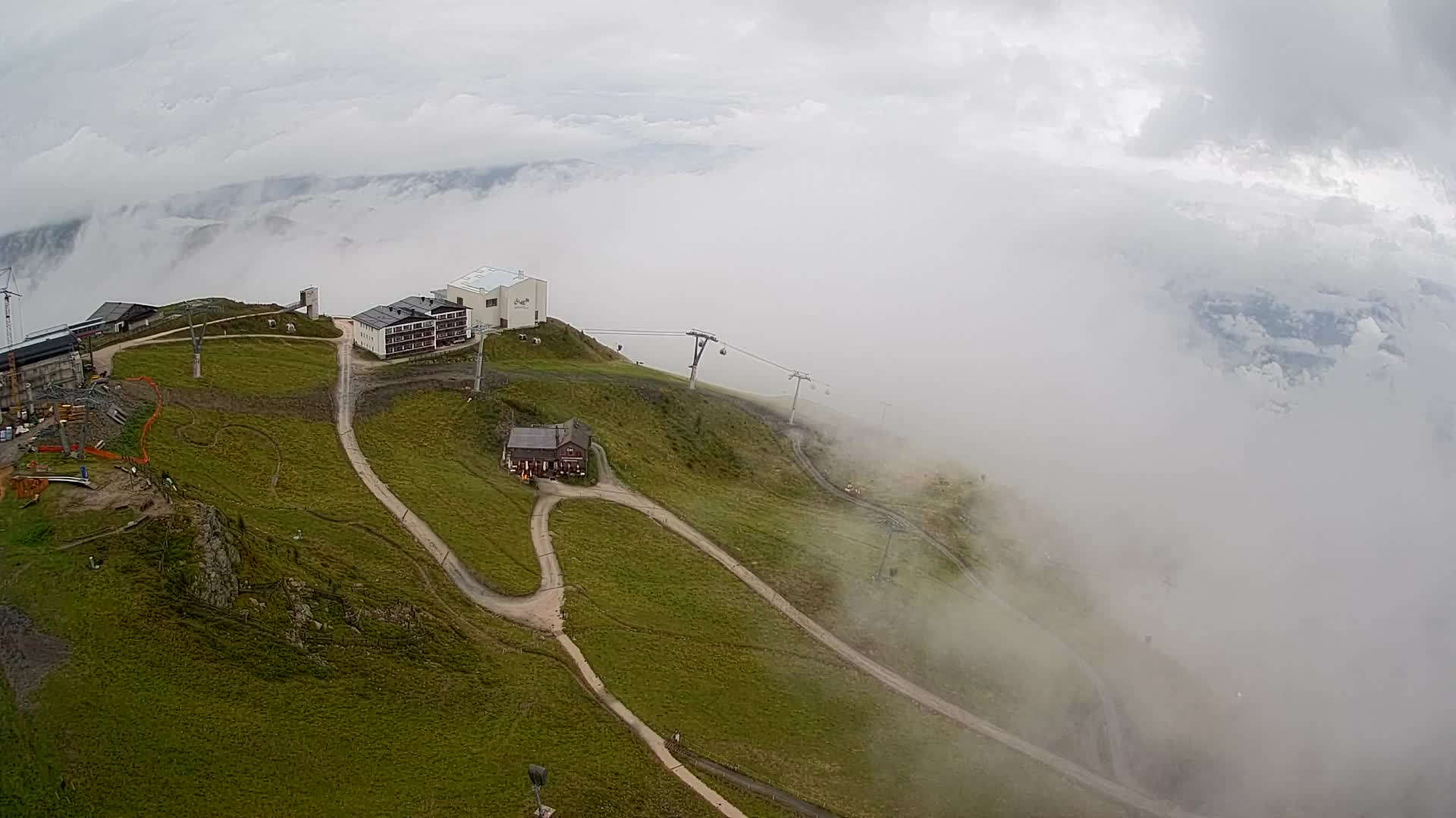 Kronplatz peak Ski resort | view to Bruneck