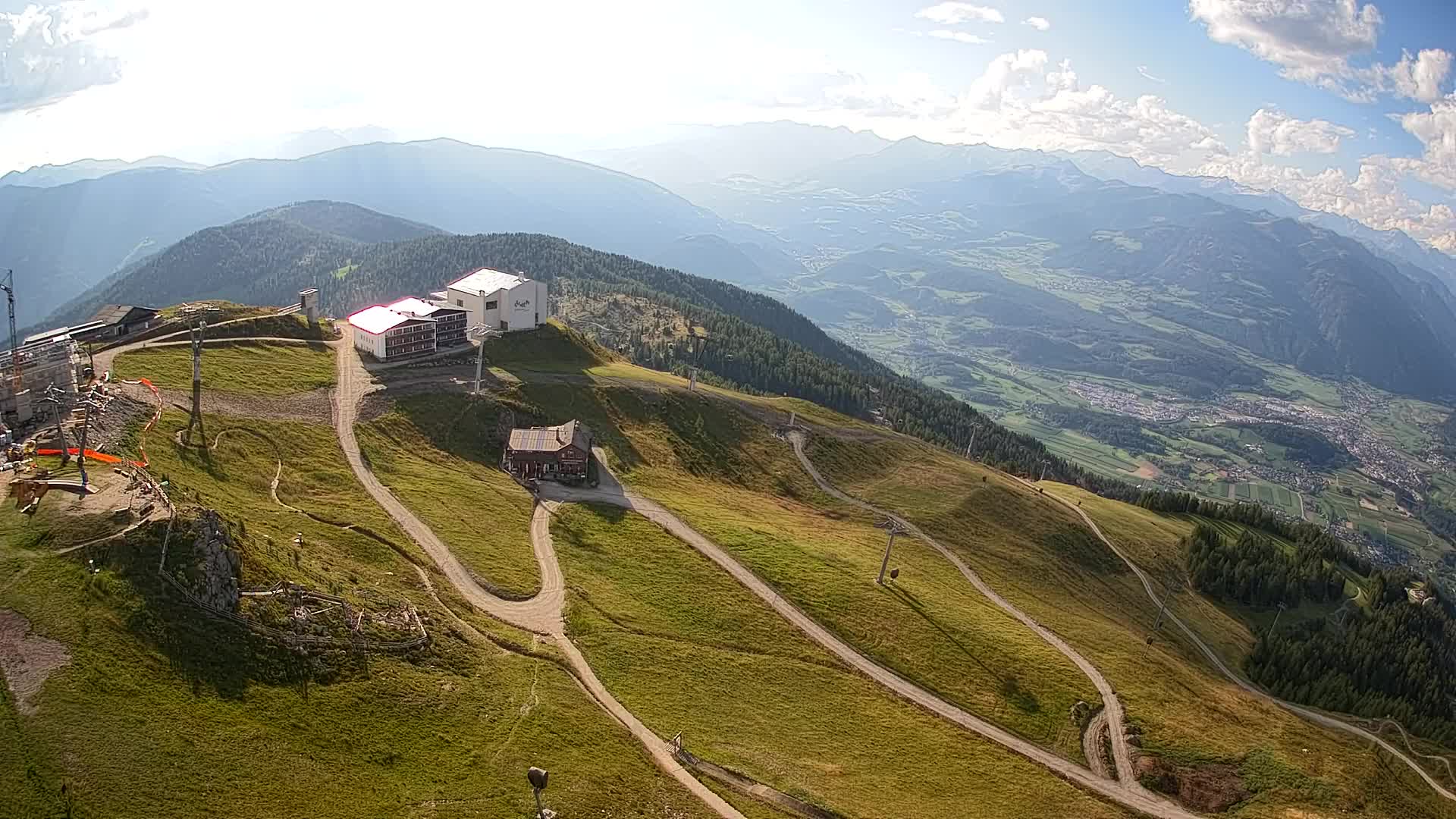 Kronplatz peak Ski resort | view to Bruneck