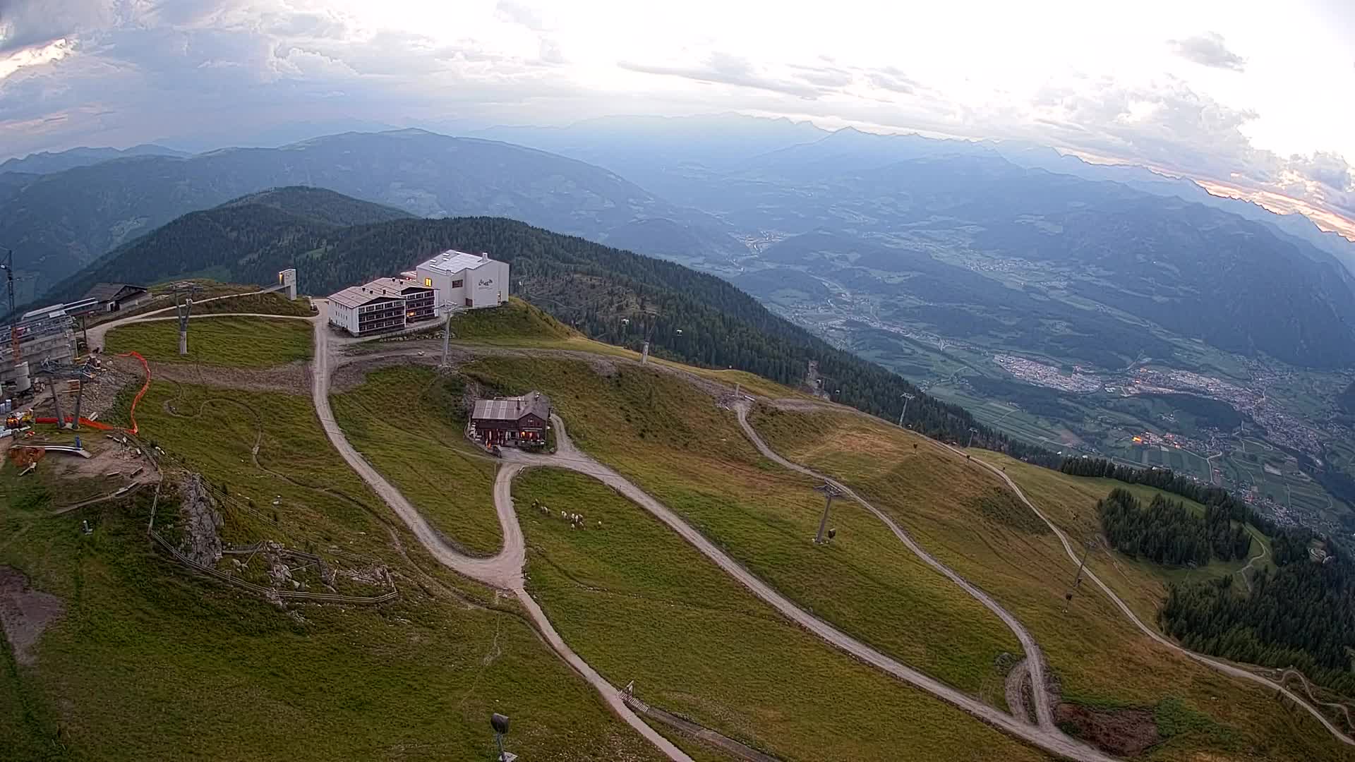 Kronplatz peak Ski resort | view to Bruneck
