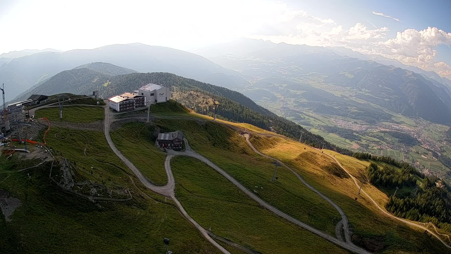 Kronplatz peak Ski resort | view to Bruneck
