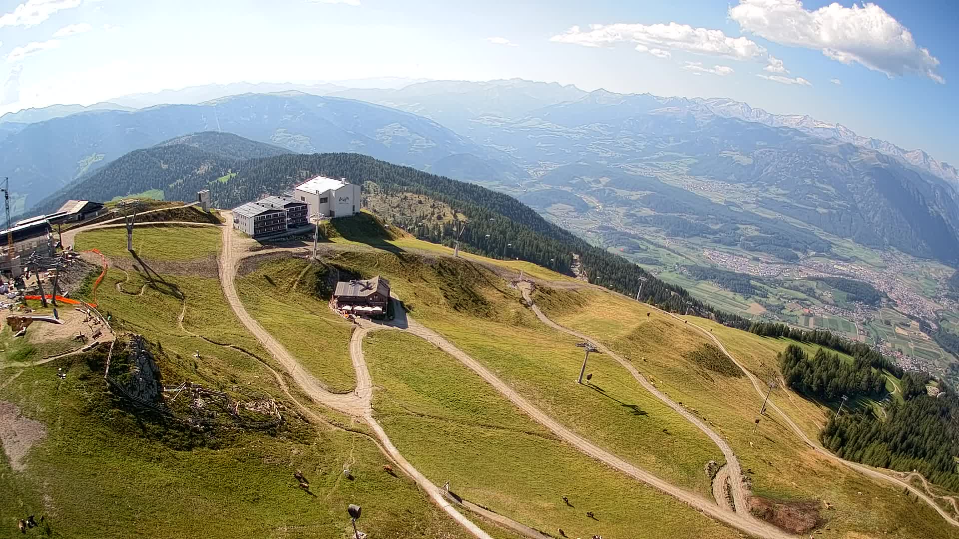 Stazione sciistica di Plan de Corones | vista su Brunico