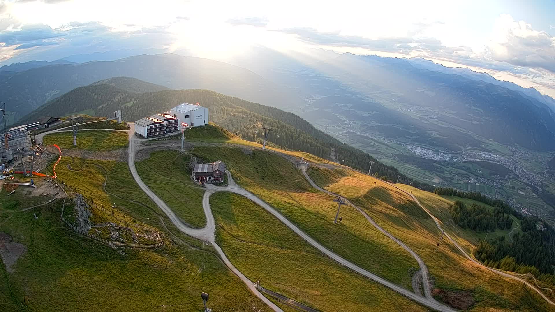 Kronplatz peak Ski resort | view to Bruneck