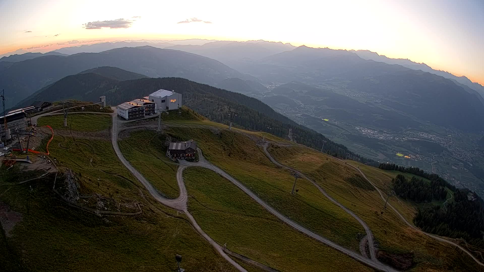 Kronplatz peak Ski resort | view to Bruneck