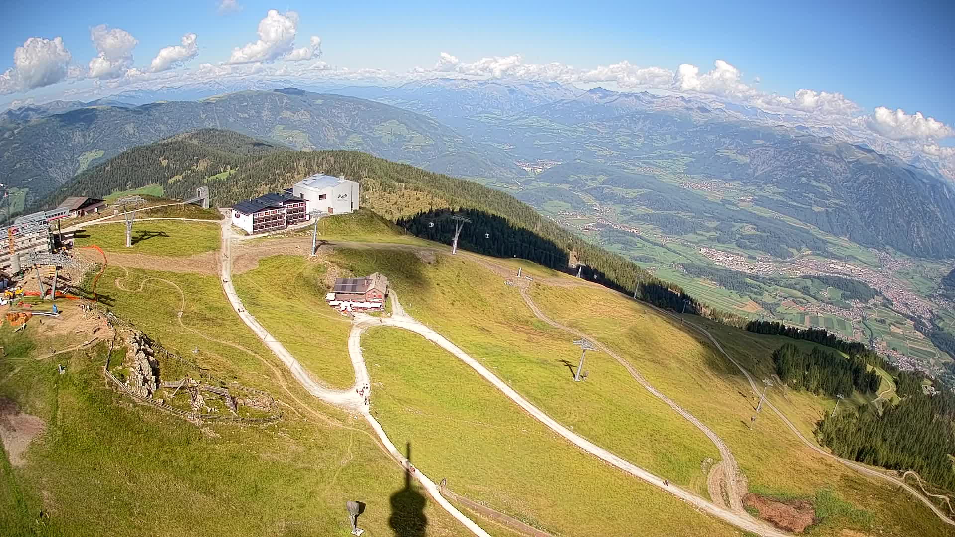 Stazione sciistica di Plan de Corones | vista su Brunico