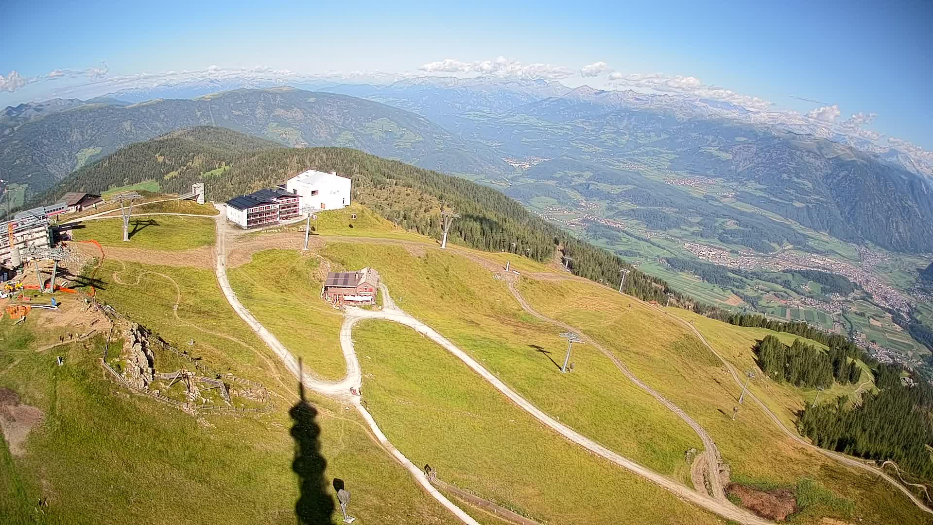 Stazione sciistica di Plan de Corones | vista su Brunico