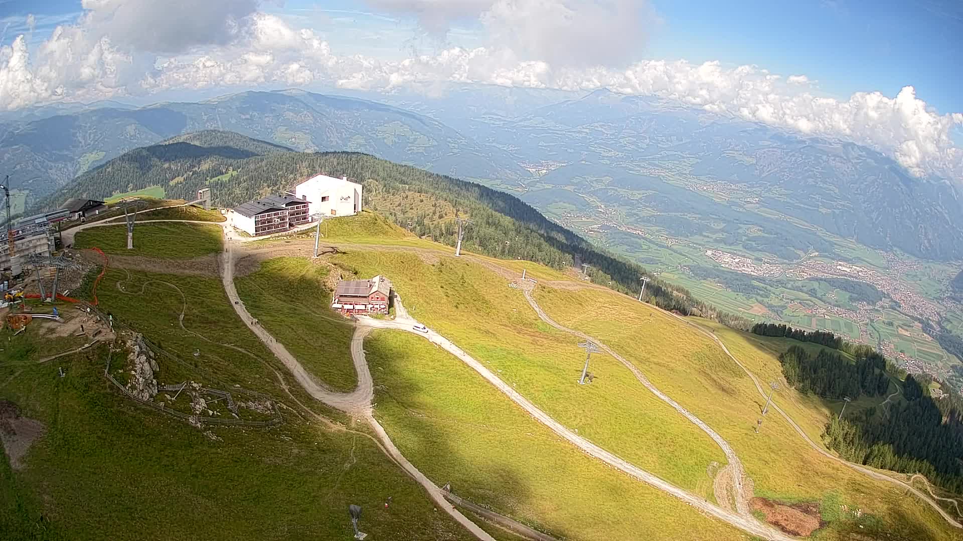 Kronplatz peak Ski resort | view to Bruneck