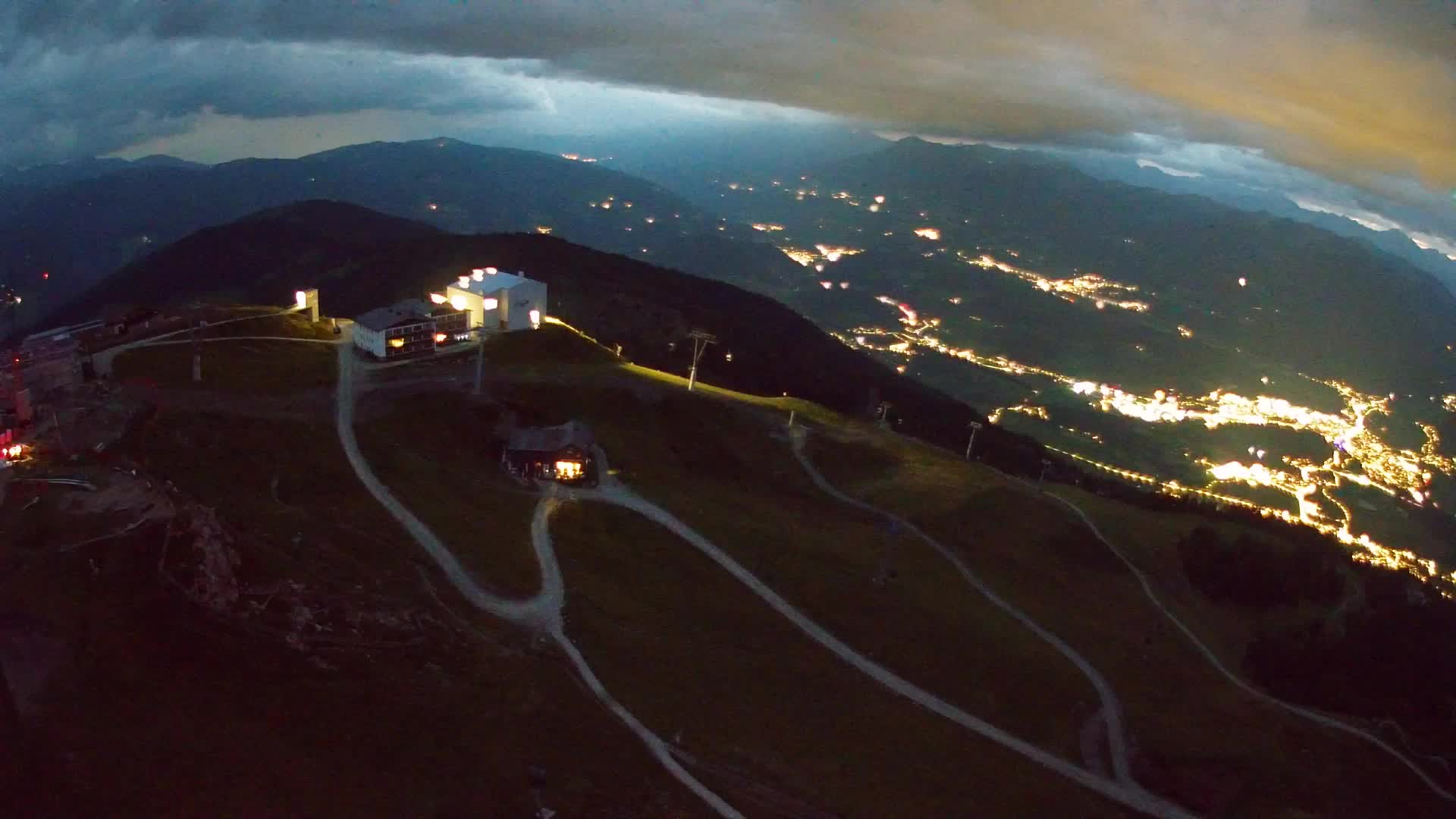 Kronplatz peak Ski resort | view to Bruneck