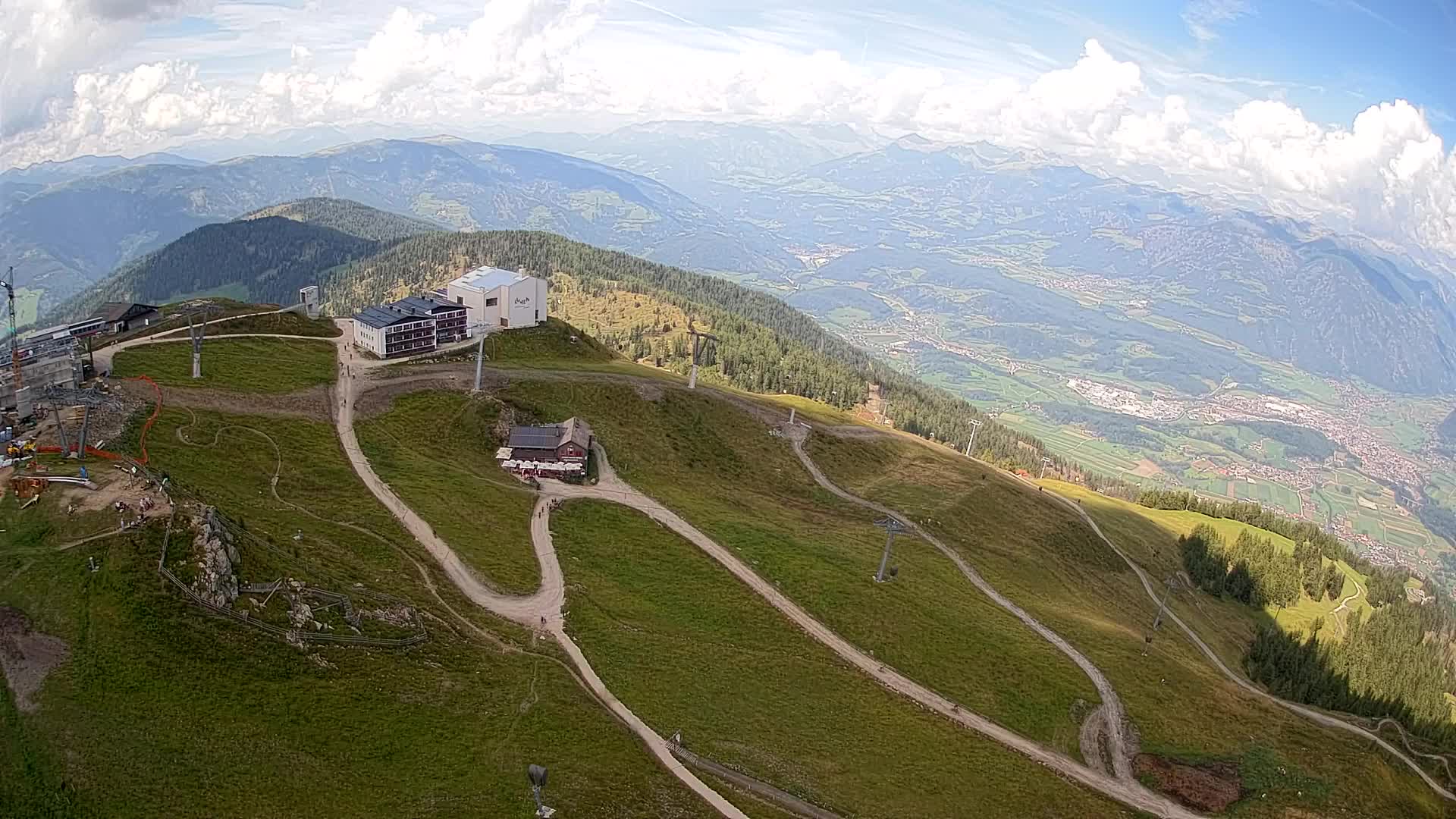 Stazione sciistica di Plan de Corones | vista su Brunico