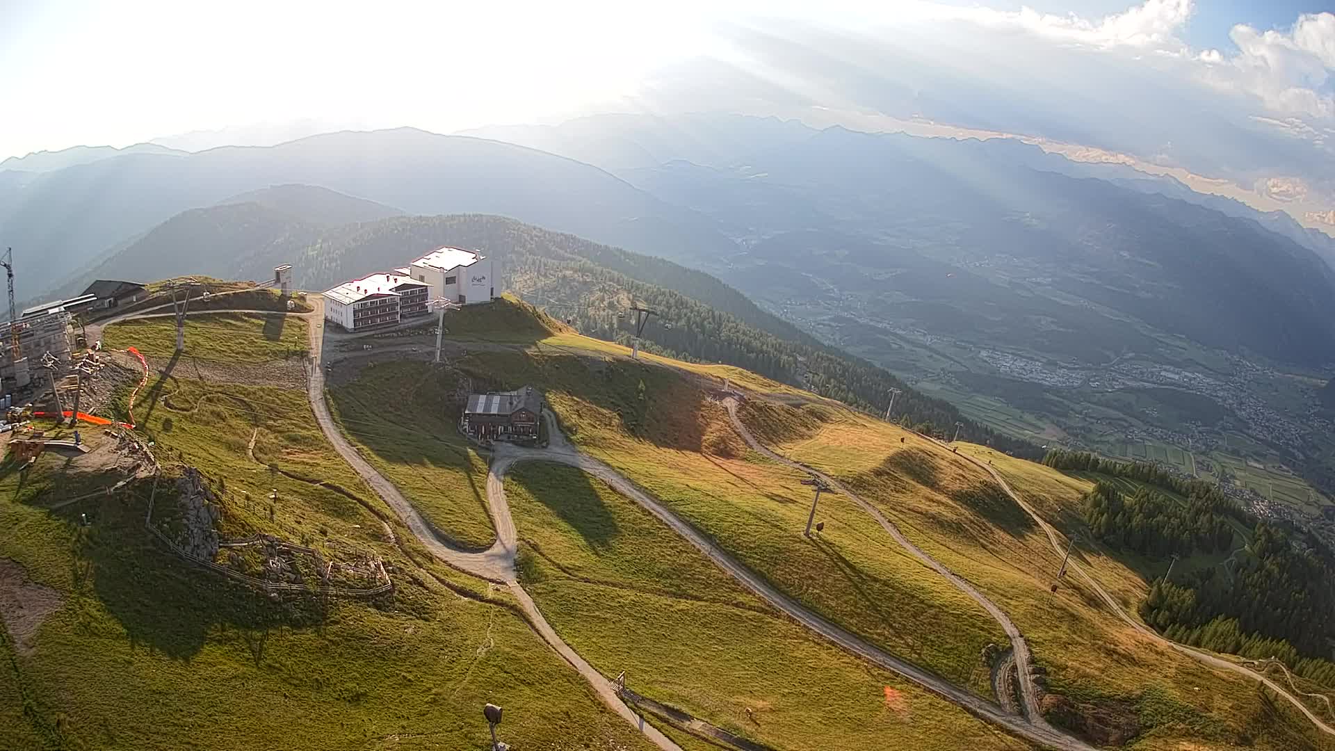 Stazione sciistica di Plan de Corones | vista su Brunico