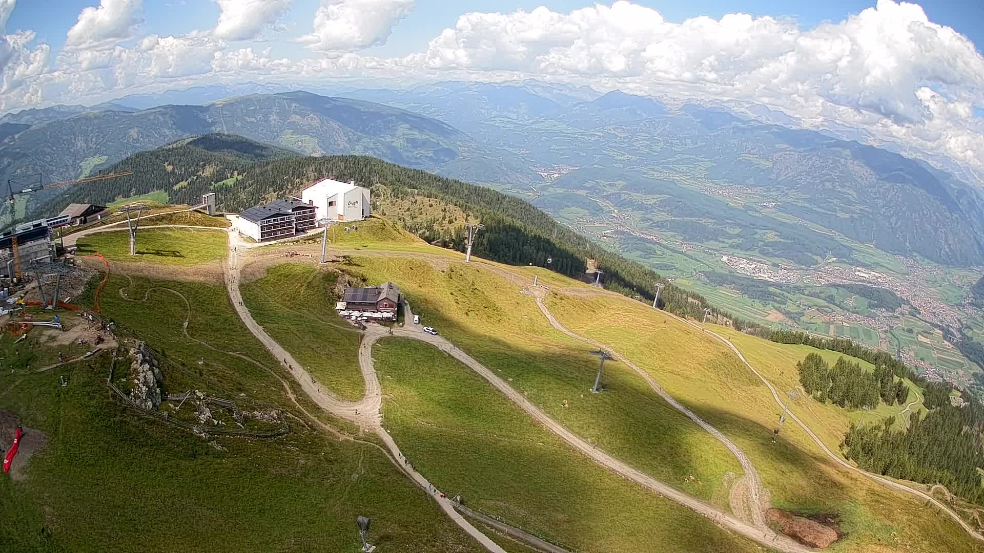 Stazione sciistica di Plan de Corones | vista su Brunico