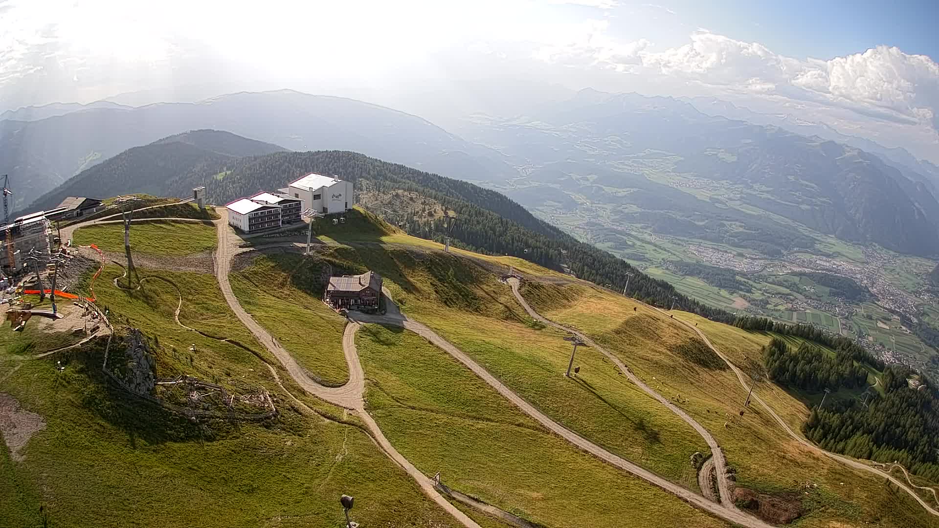 Kronplatz peak Ski resort | view to Bruneck