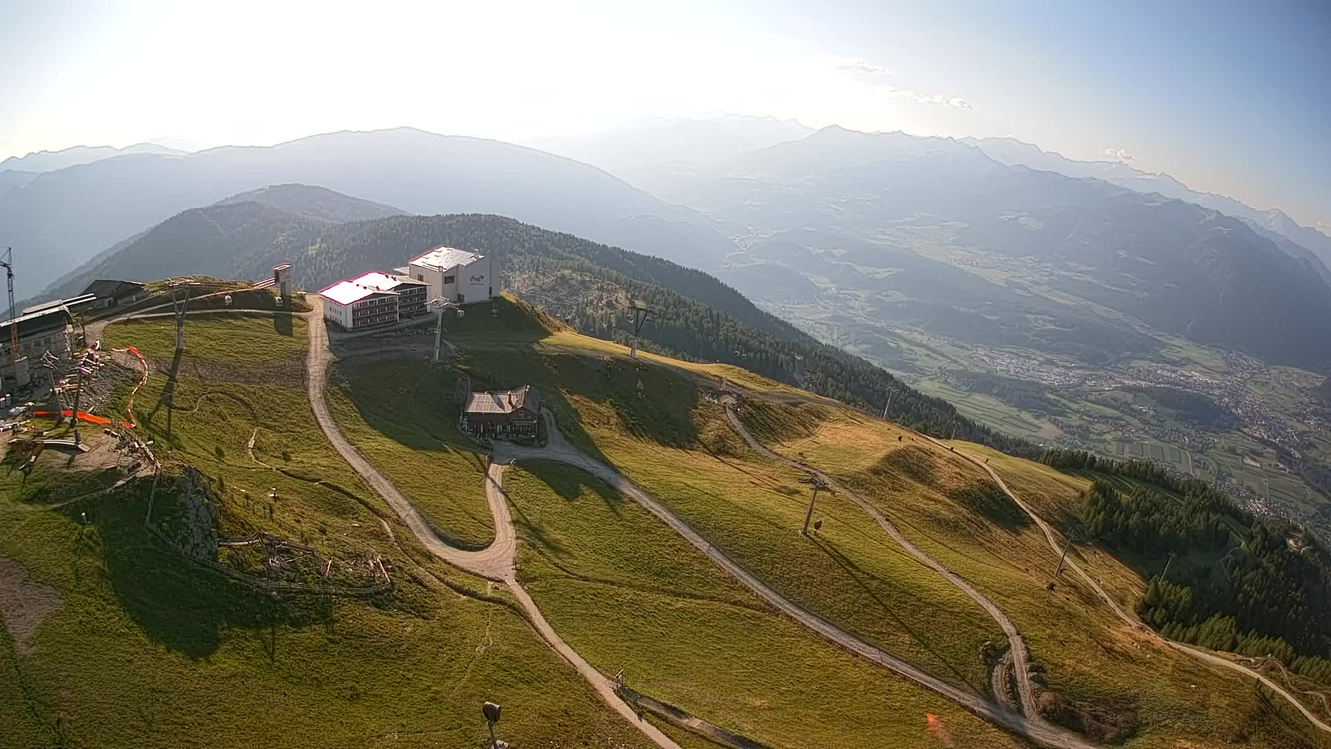 Stazione sciistica di Plan de Corones | vista su Brunico
