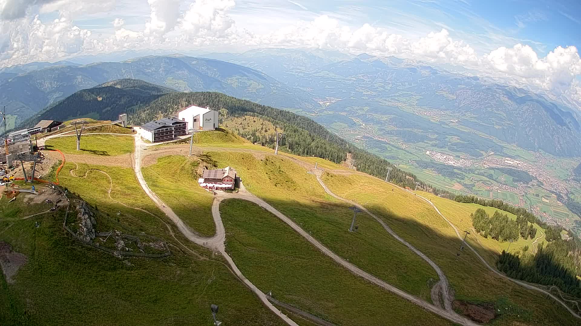 Stazione sciistica di Plan de Corones | vista su Brunico