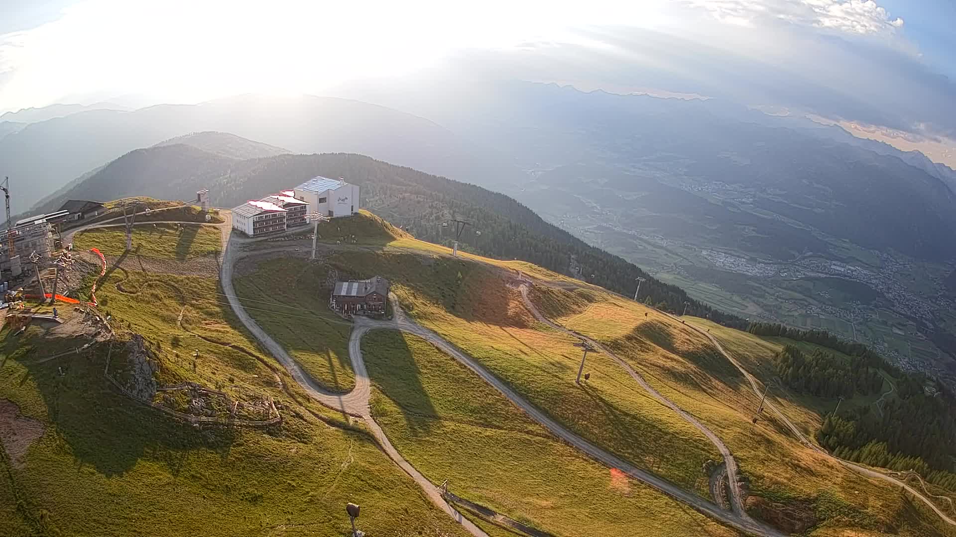 Kronplatz peak Ski resort | view to Bruneck