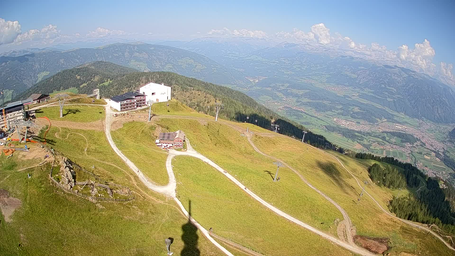 Kronplatz peak Ski resort | view to Bruneck