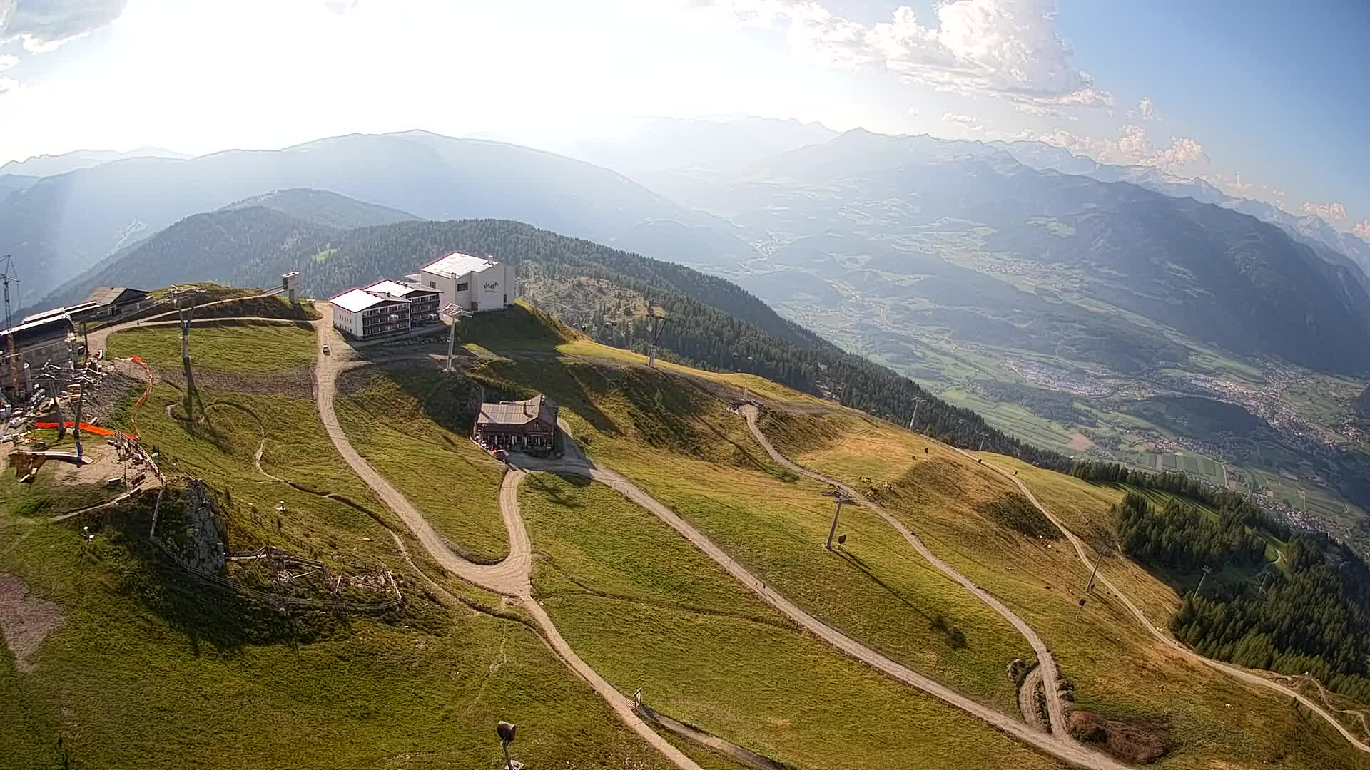 Kronplatz peak Ski resort | view to Bruneck