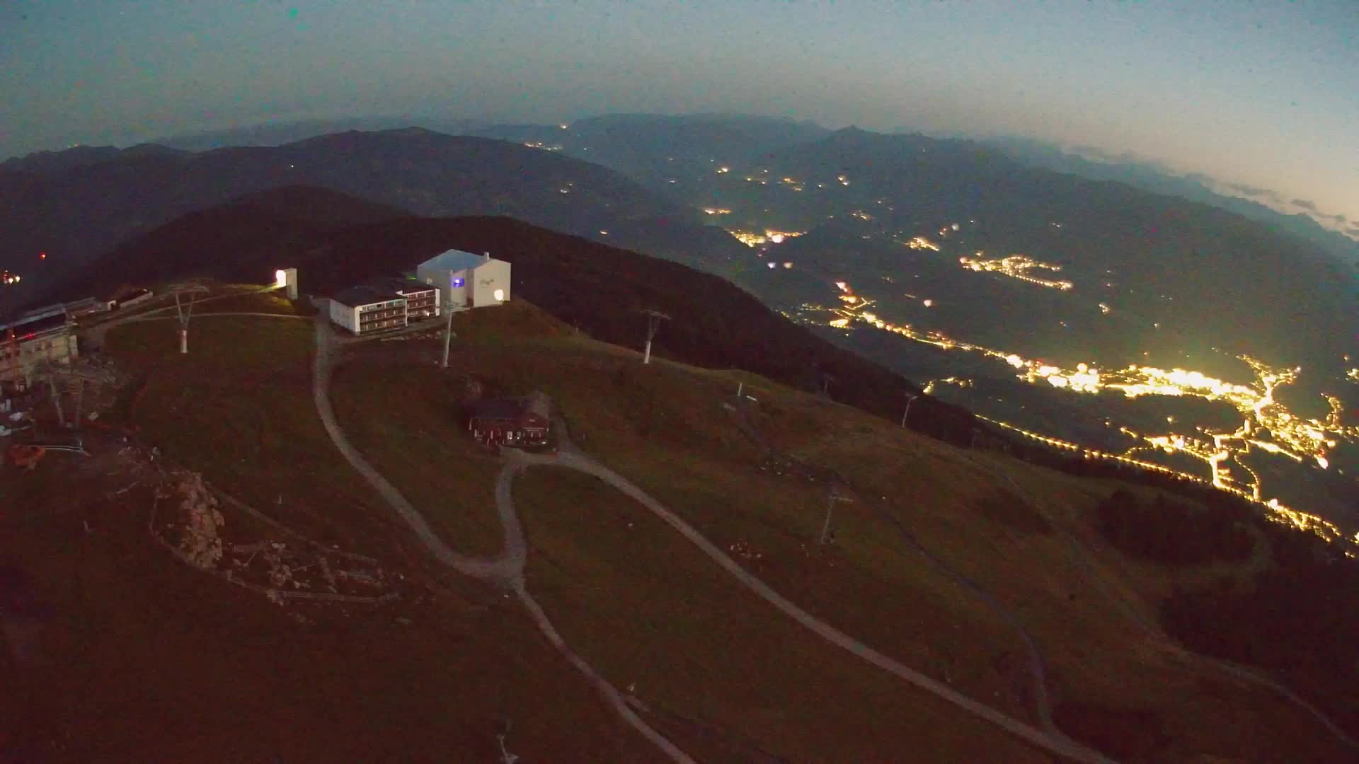Kronplatz peak Ski resort | view to Bruneck