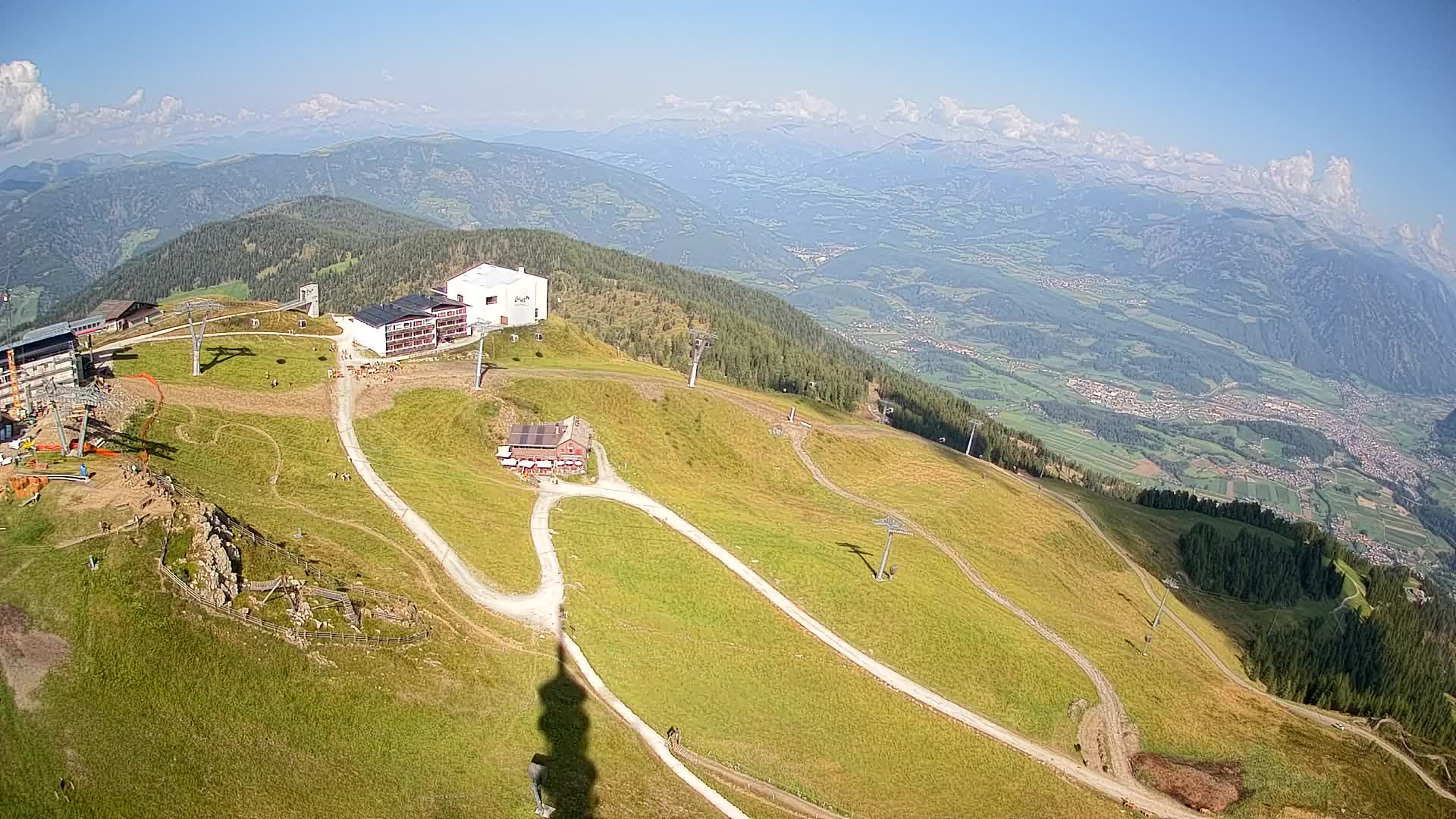 Kronplatz peak Ski resort | view to Bruneck