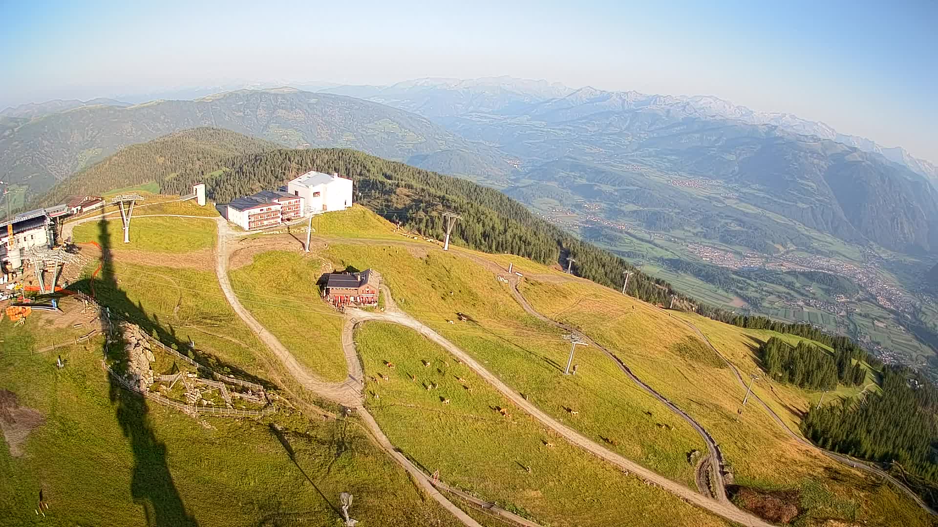 Stazione sciistica di Plan de Corones | vista su Brunico