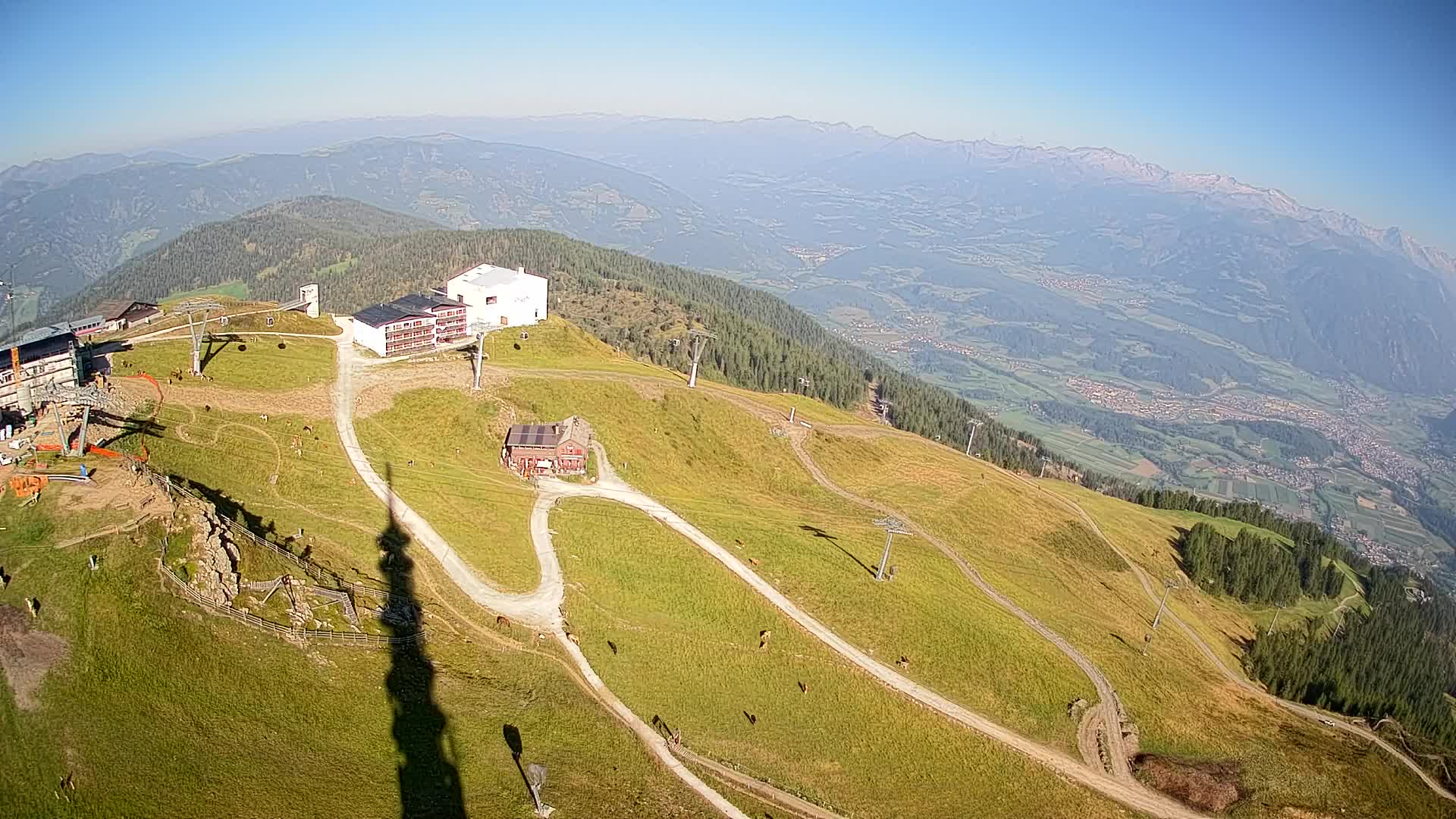 Kronplatz peak Ski resort | view to Bruneck