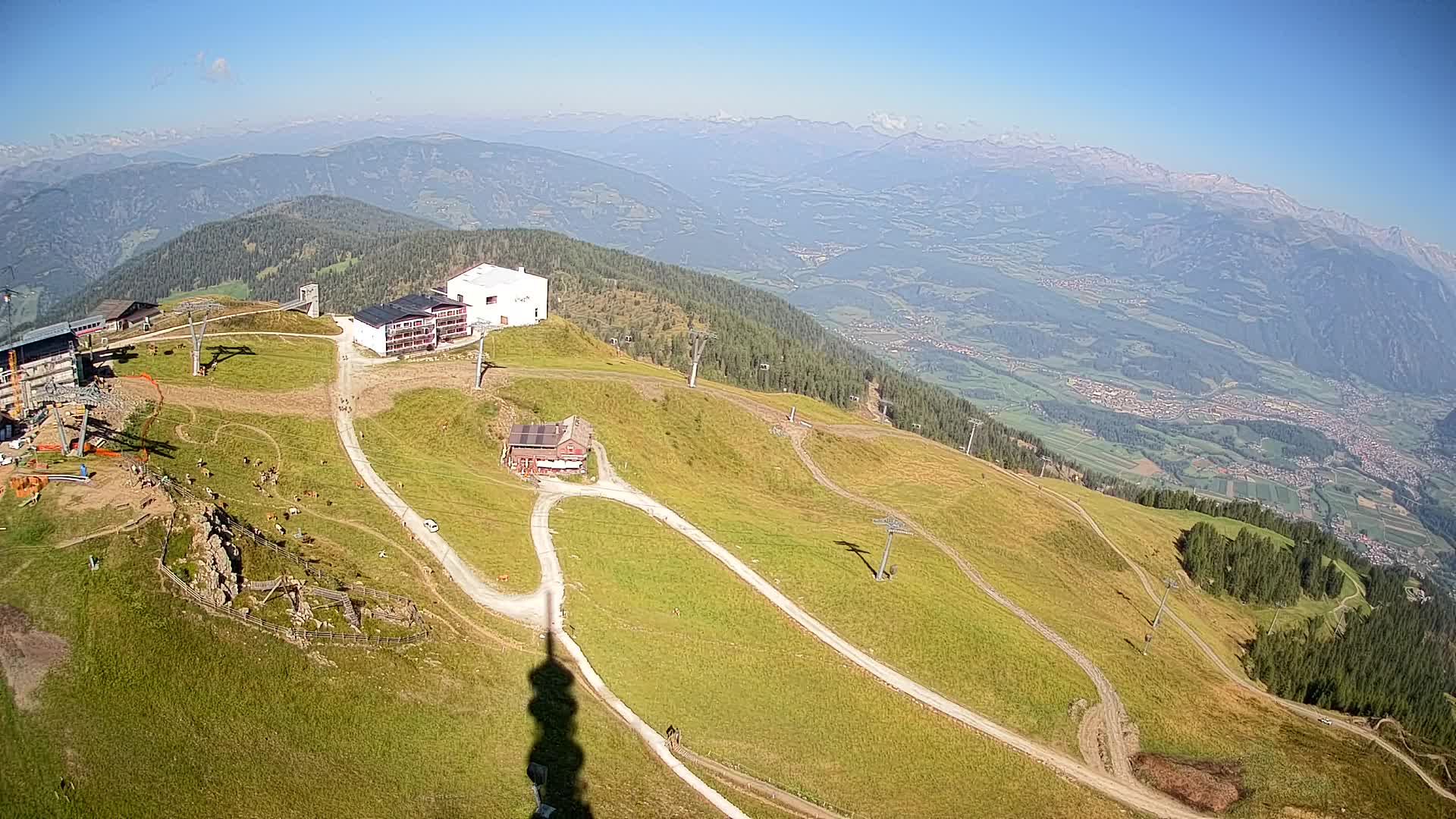 Kronplatz peak Ski resort | view to Bruneck