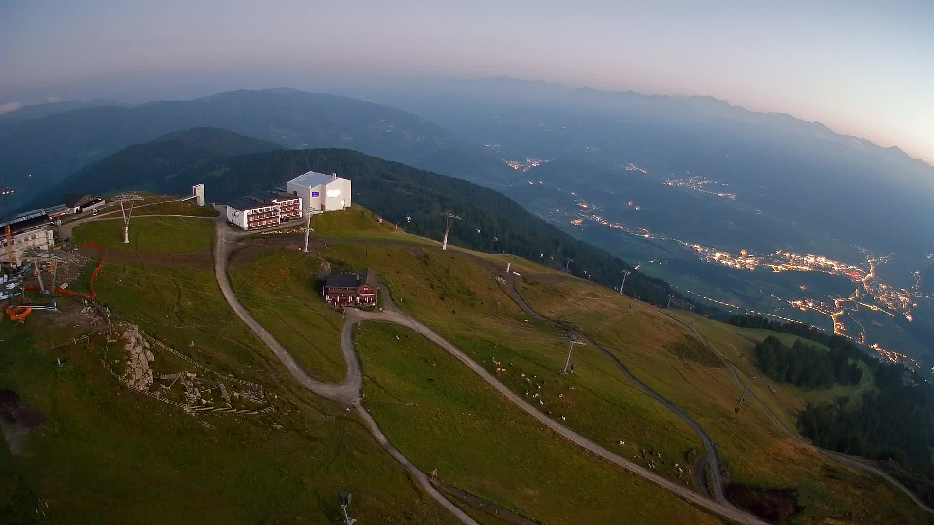 Kronplatz peak Ski resort | view to Bruneck
