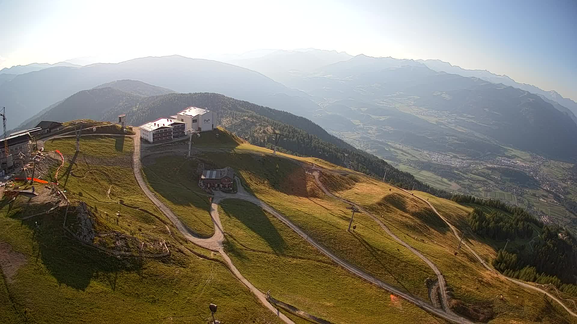 Kronplatz peak Ski resort | view to Bruneck