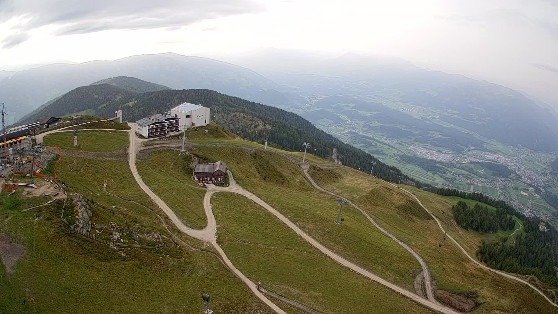 Kronplatz peak Ski resort | view to Bruneck
