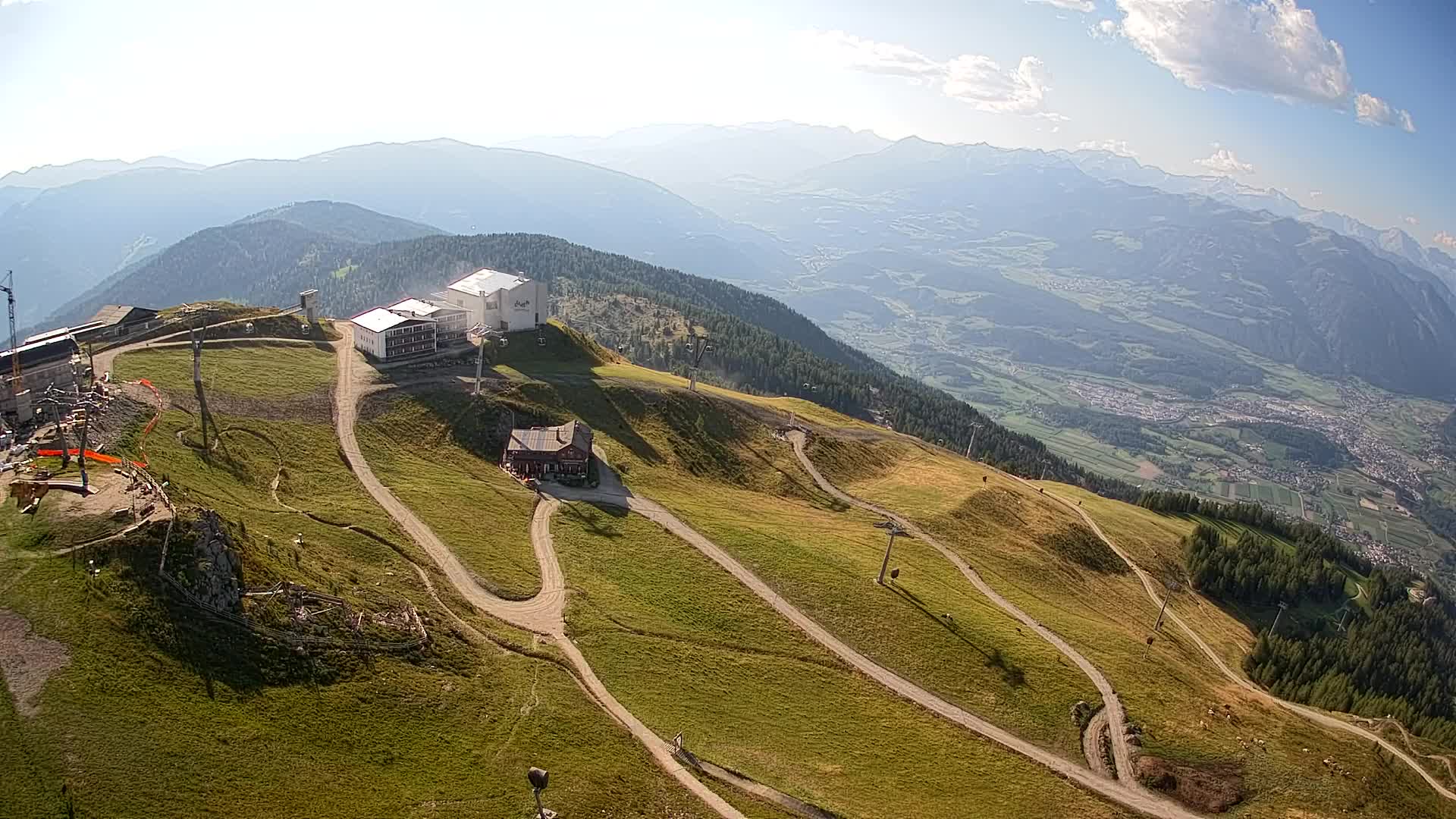 Kronplatz peak Ski resort | view to Bruneck