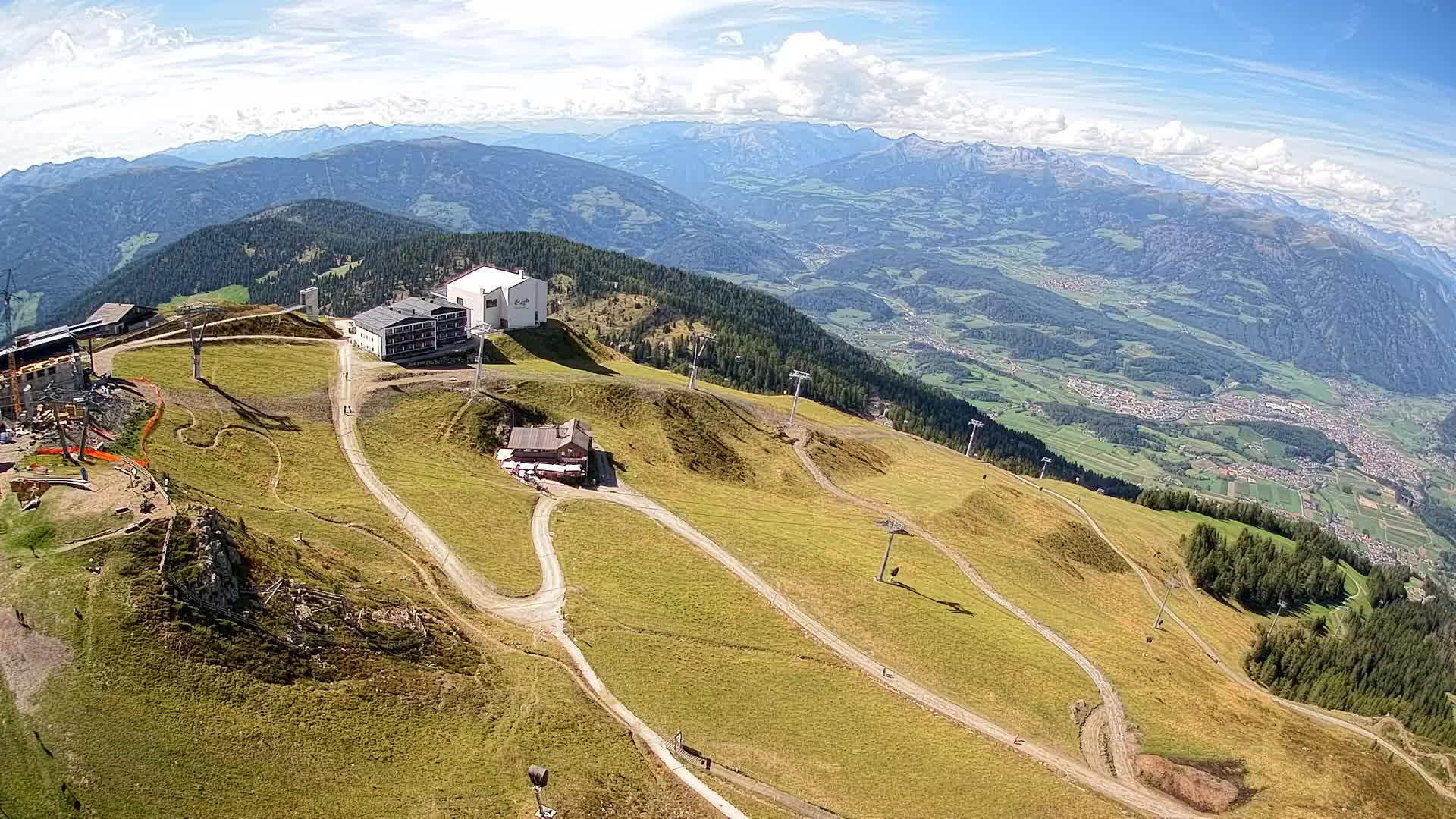 Smučišče Kronplatz – vrh | pogled na Bruneck