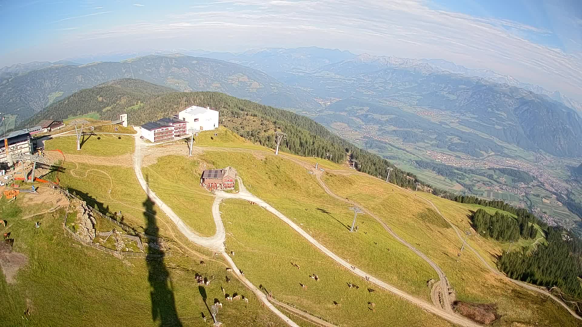 Kronplatz peak Ski resort | view to Bruneck