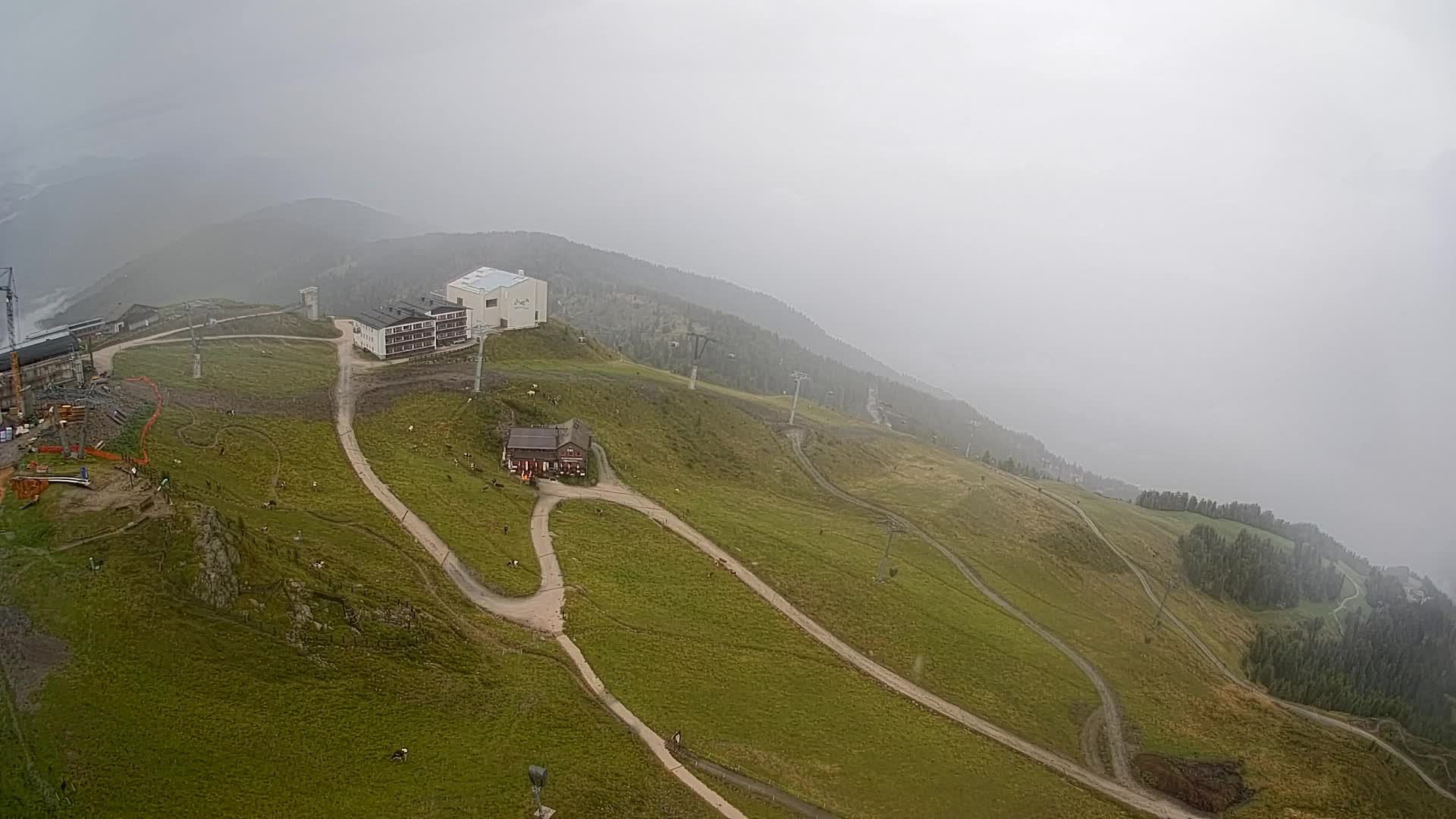 Skigebiet Kronplatz Gipfel | Blick auf Bruneck