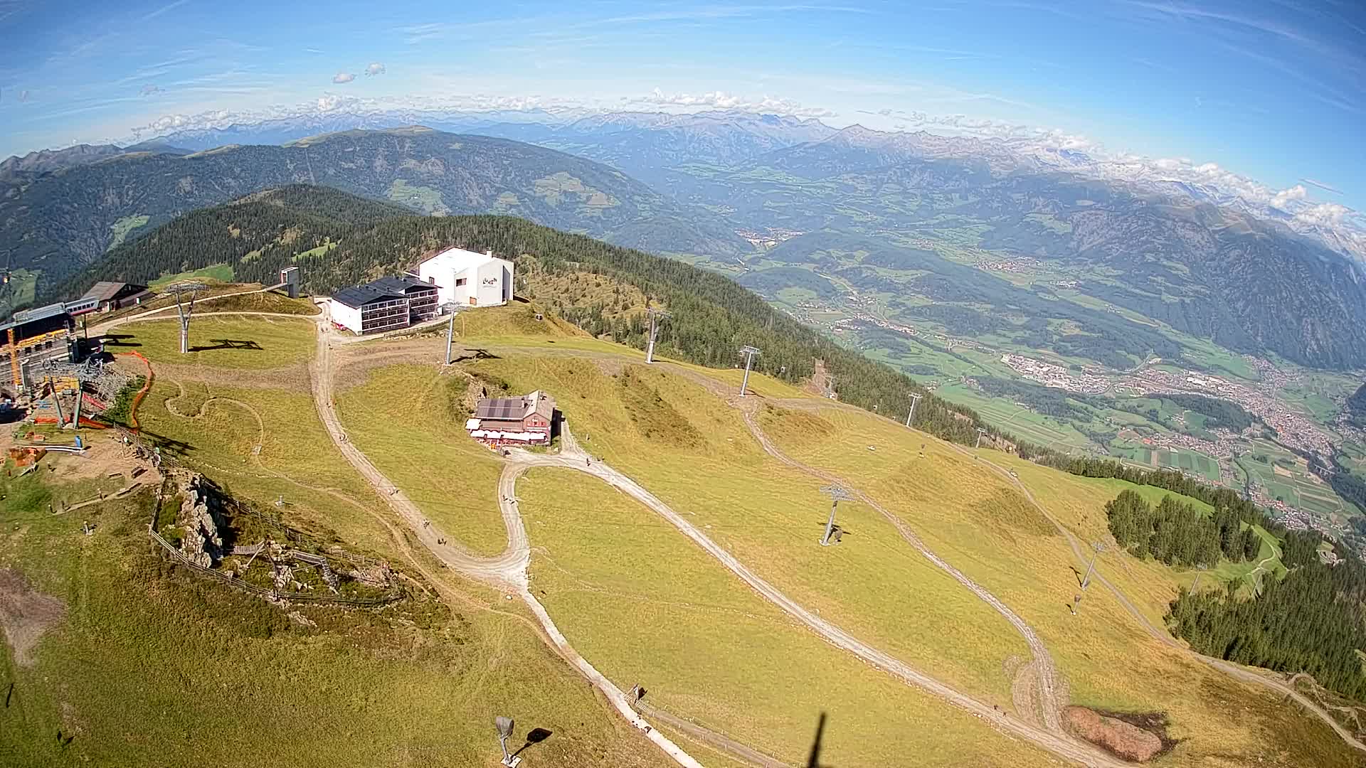 Smučišče Kronplatz – vrh | pogled na Bruneck