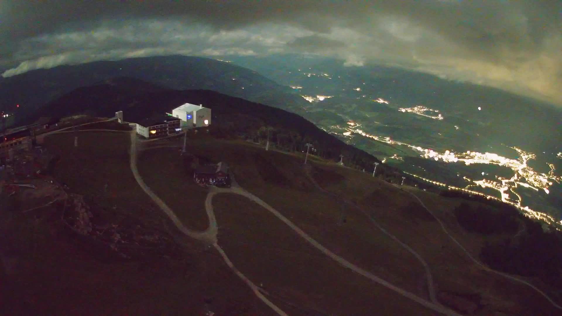Skigebiet Kronplatz Gipfel | Blick auf Bruneck