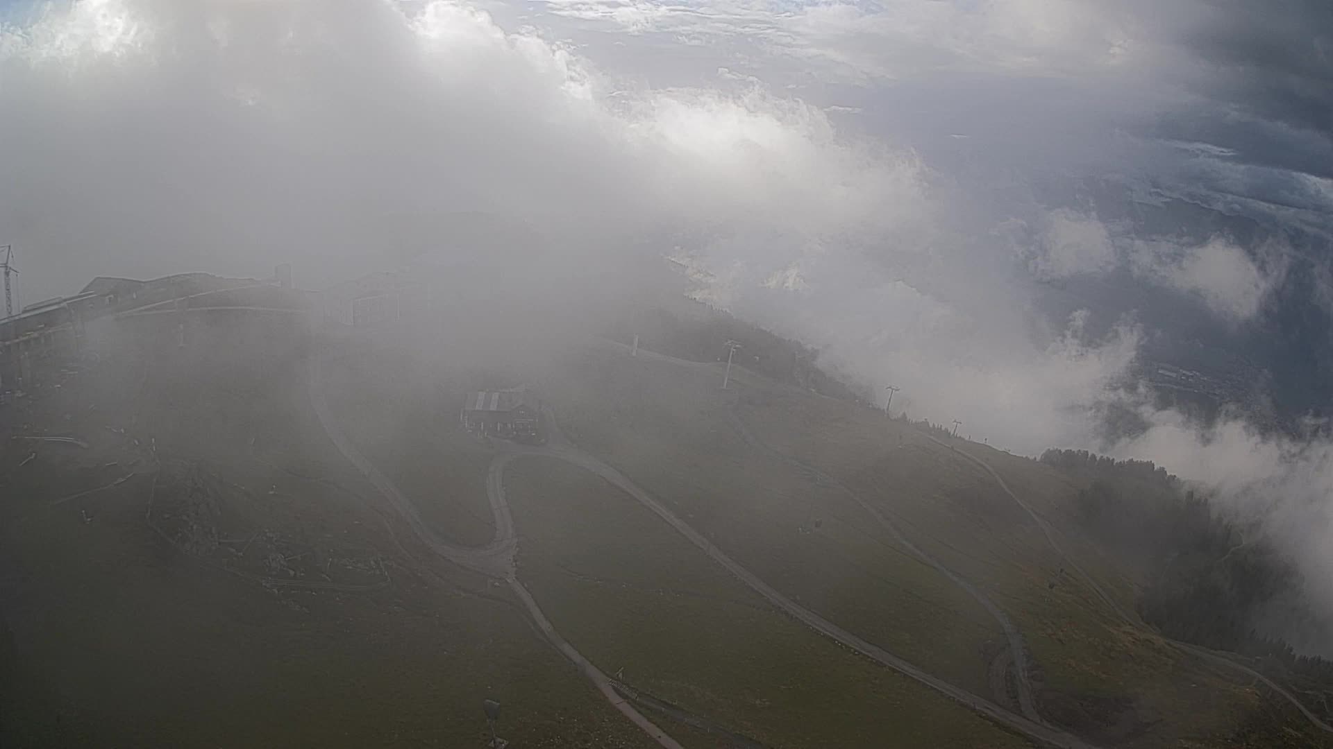 Skigebiet Kronplatz Gipfel | Blick auf Bruneck
