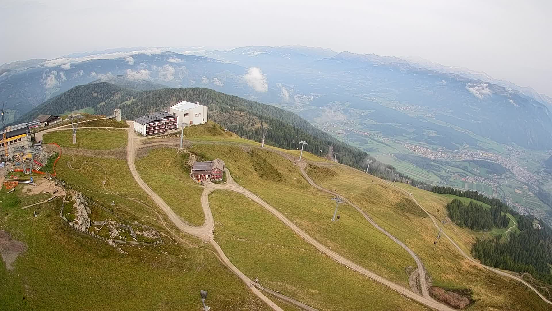 Stazione sciistica di Plan de Corones | vista su Brunico