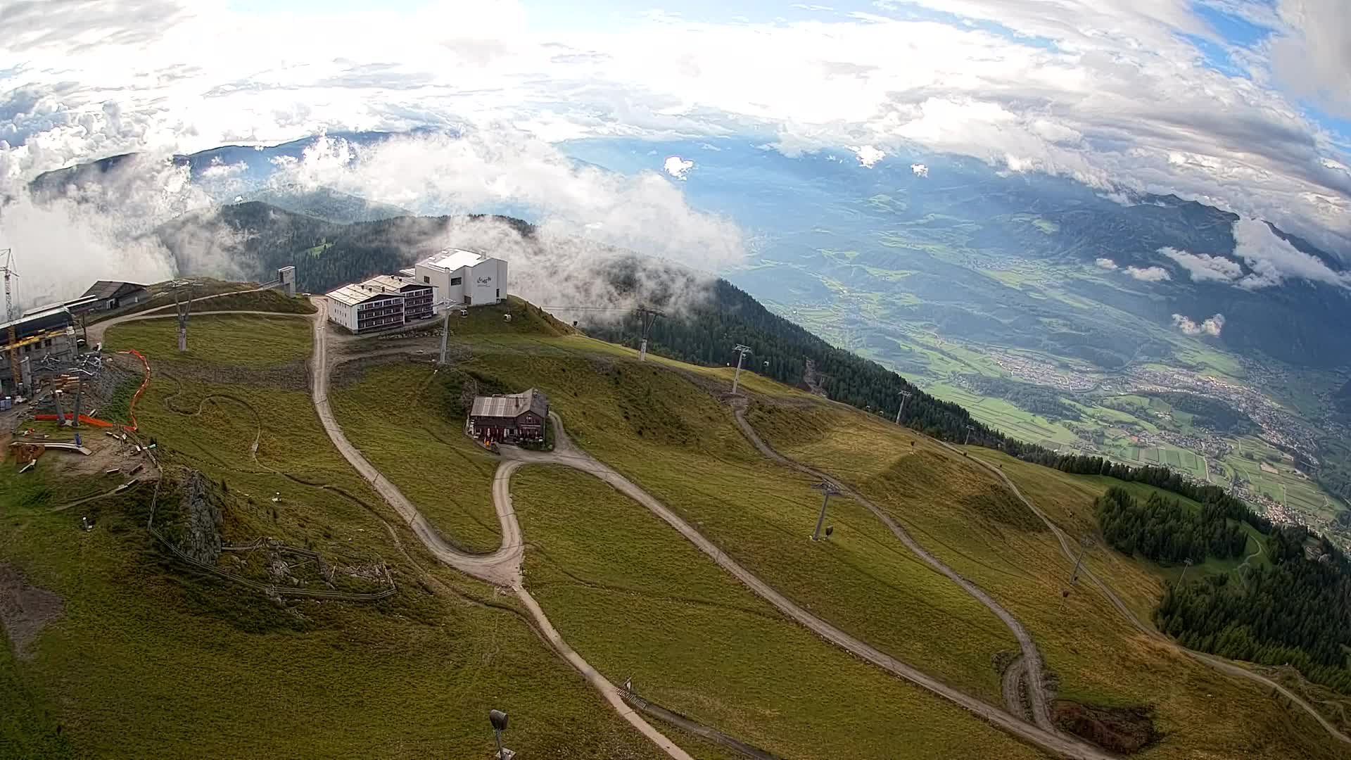 Smučišče Kronplatz – vrh | pogled na Bruneck