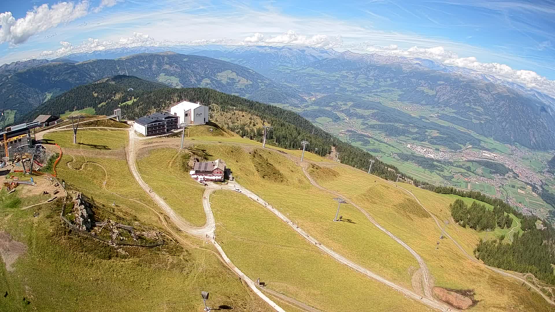 Smučišče Kronplatz – vrh | pogled na Bruneck