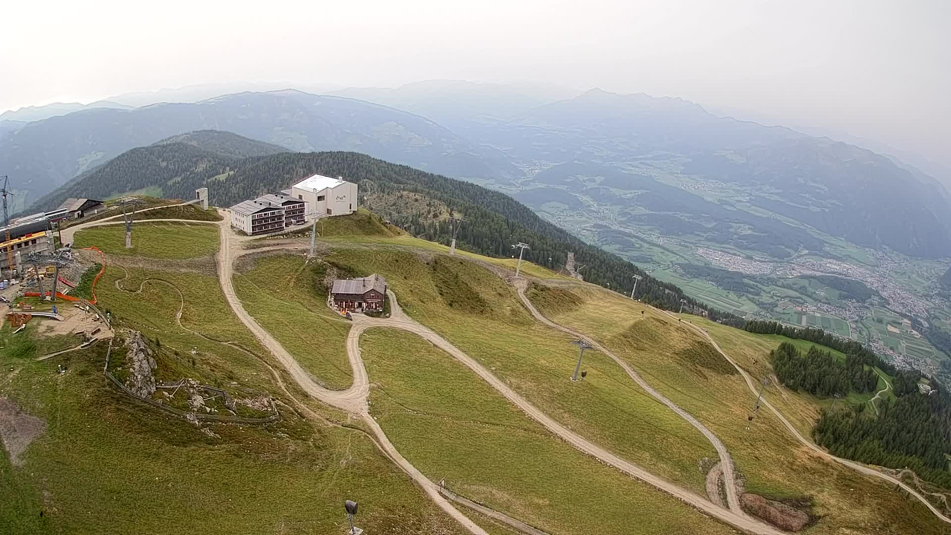 Kronplatz peak Ski resort | view to Bruneck