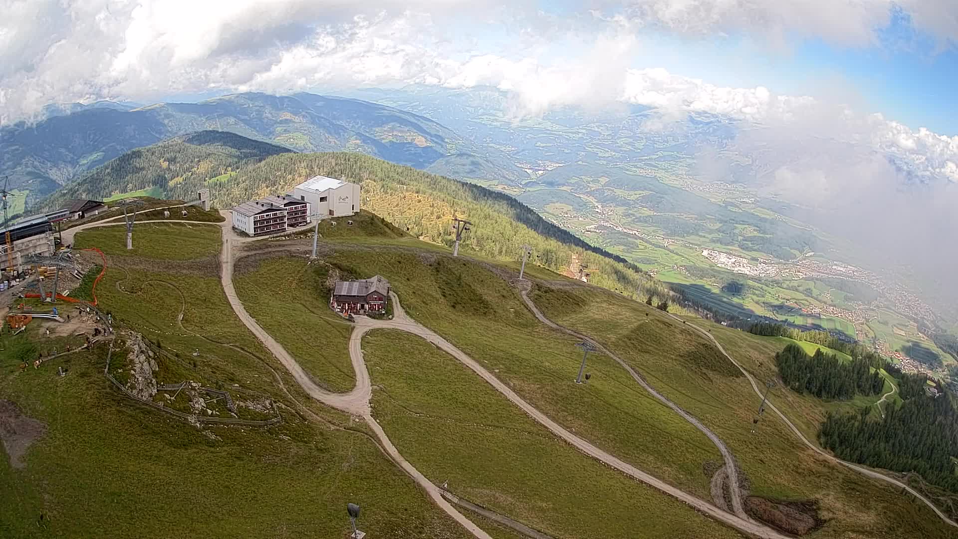 Smučišče Kronplatz – vrh | pogled na Bruneck