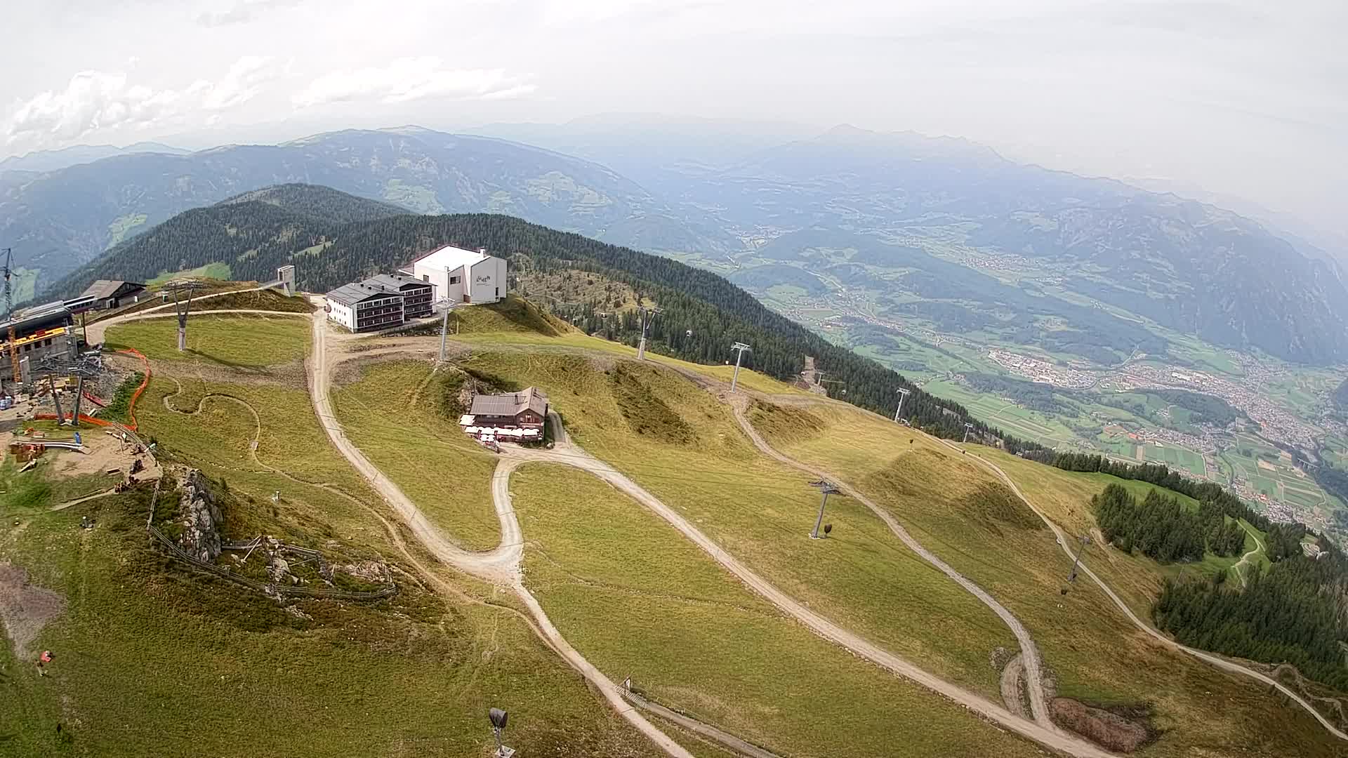 Stazione sciistica di Plan de Corones | vista su Brunico