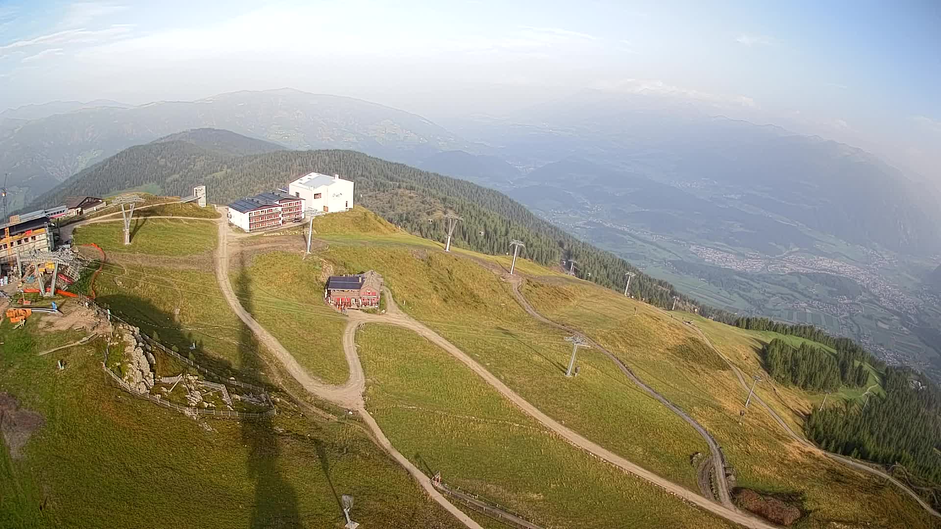 Smučišče Kronplatz – vrh | pogled na Bruneck