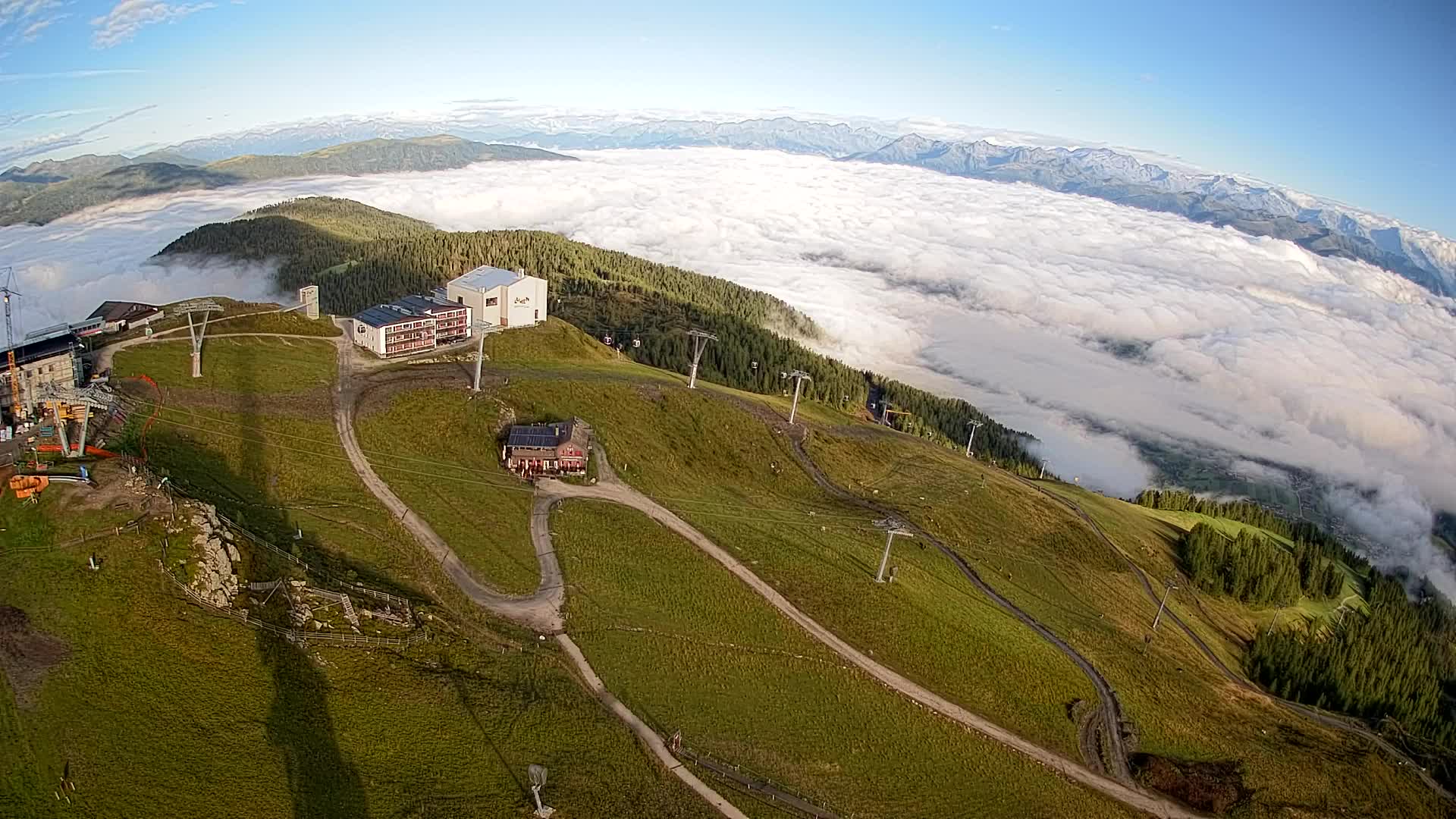 Smučišče Kronplatz – vrh | pogled na Bruneck