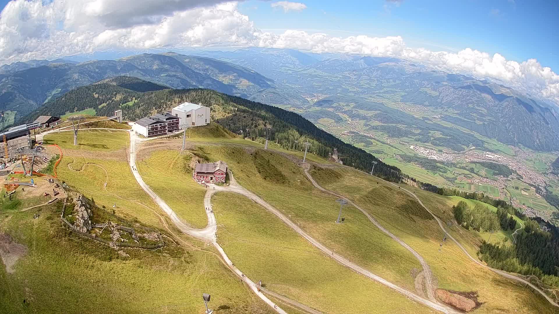 Smučišče Kronplatz – vrh | pogled na Bruneck