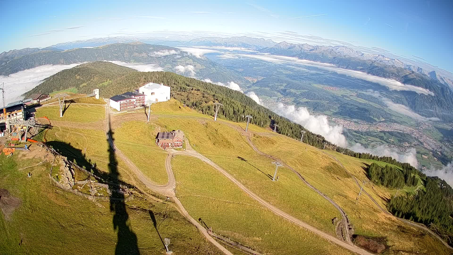Smučišče Kronplatz – vrh | pogled na Bruneck