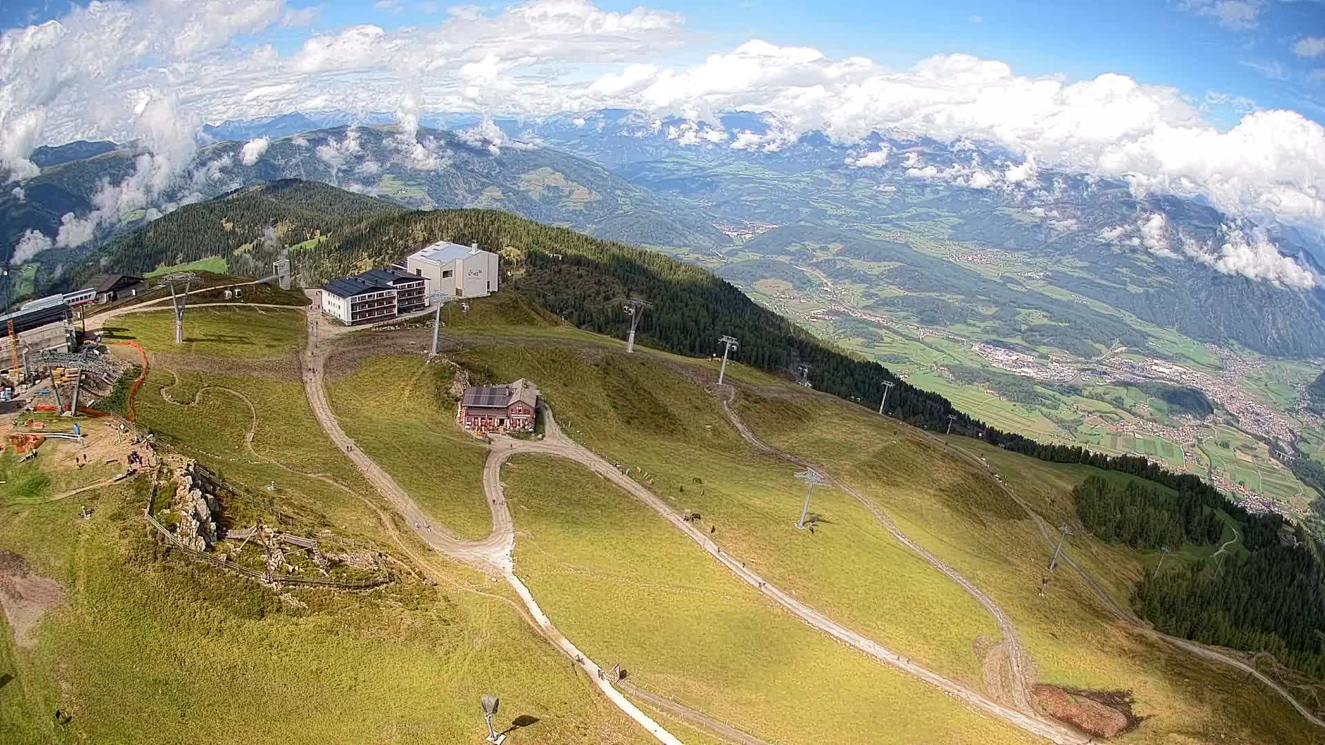 Stazione sciistica di Plan de Corones | vista su Brunico