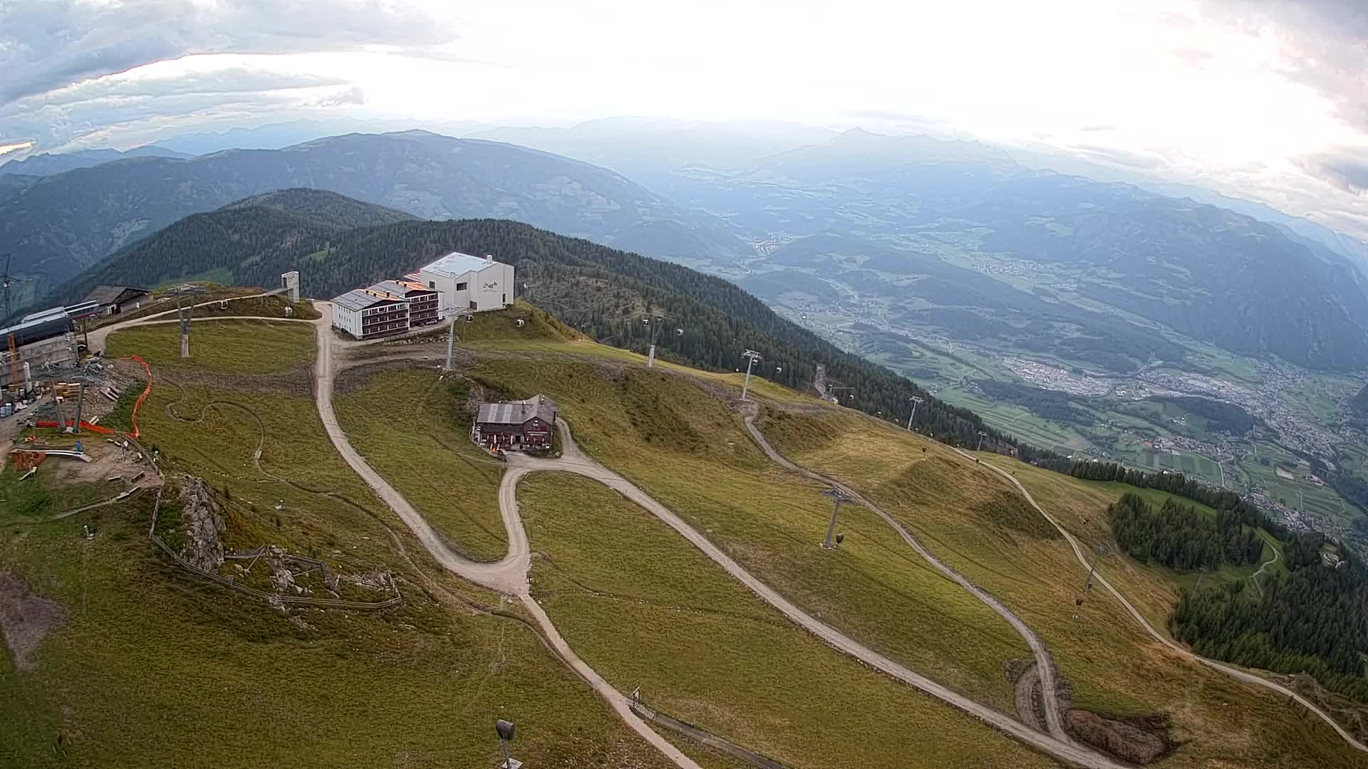 Kronplatz peak Ski resort | view to Bruneck
